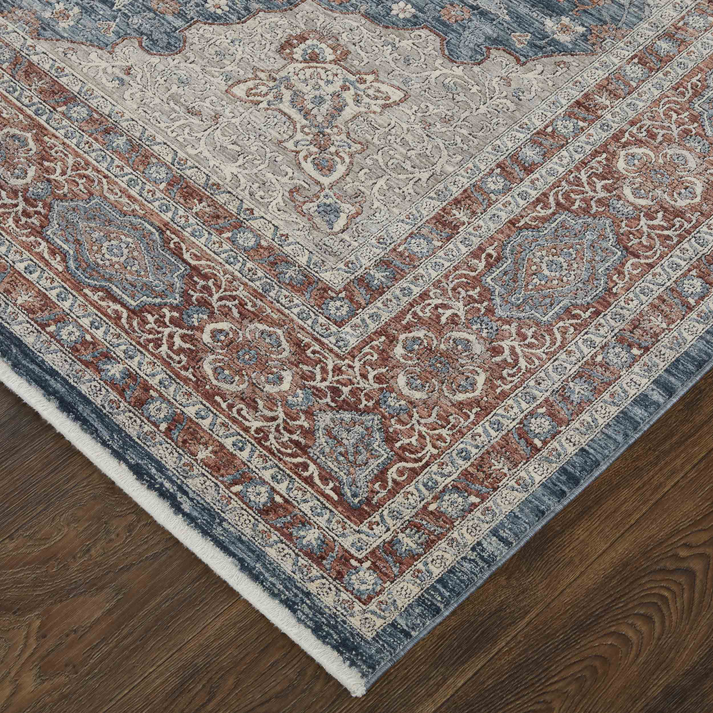 Feizy Rug Marquette 39GRF, Gray/Multi - Image 2