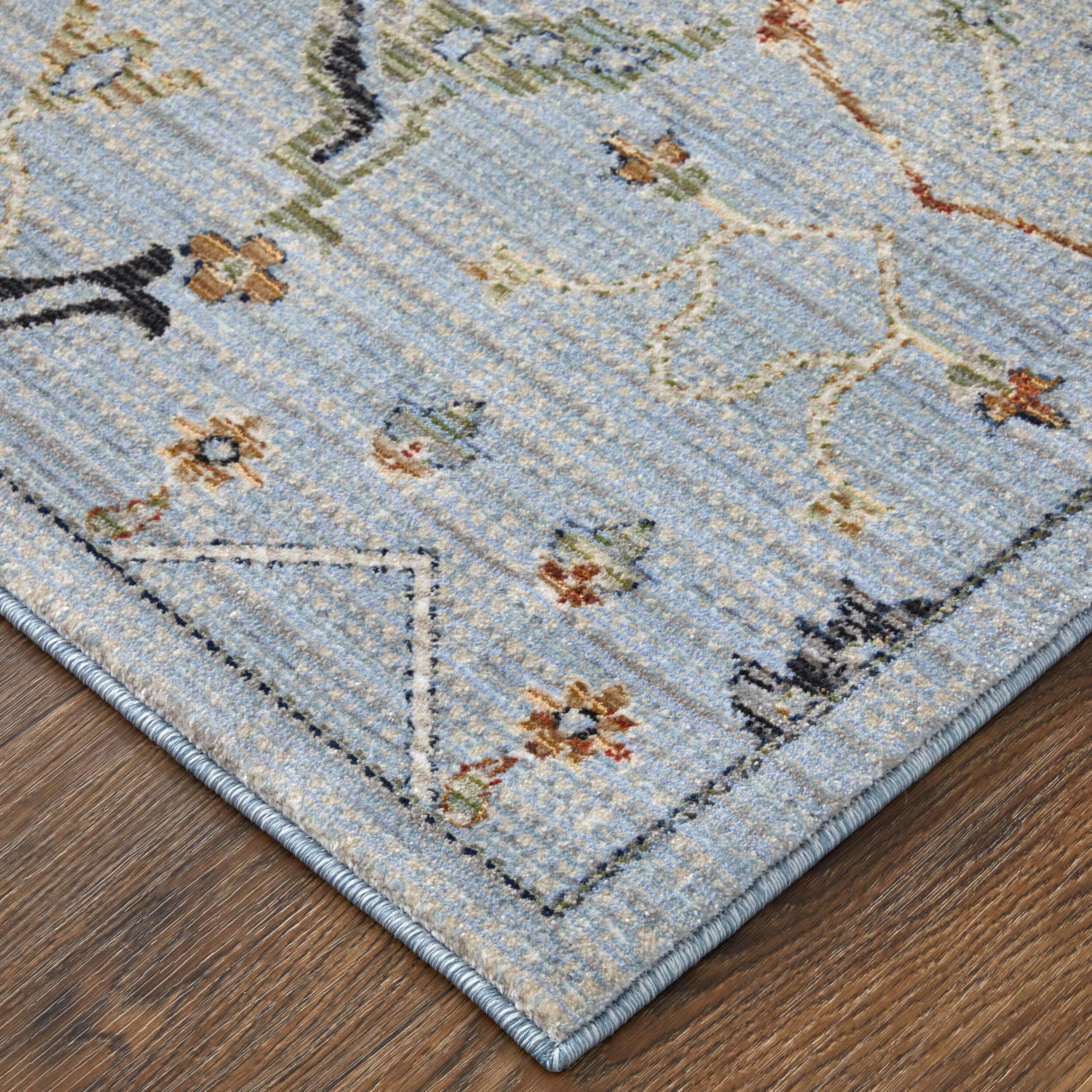Feizy Rug Melrose 39P4F, Blue/Multi - Image 2