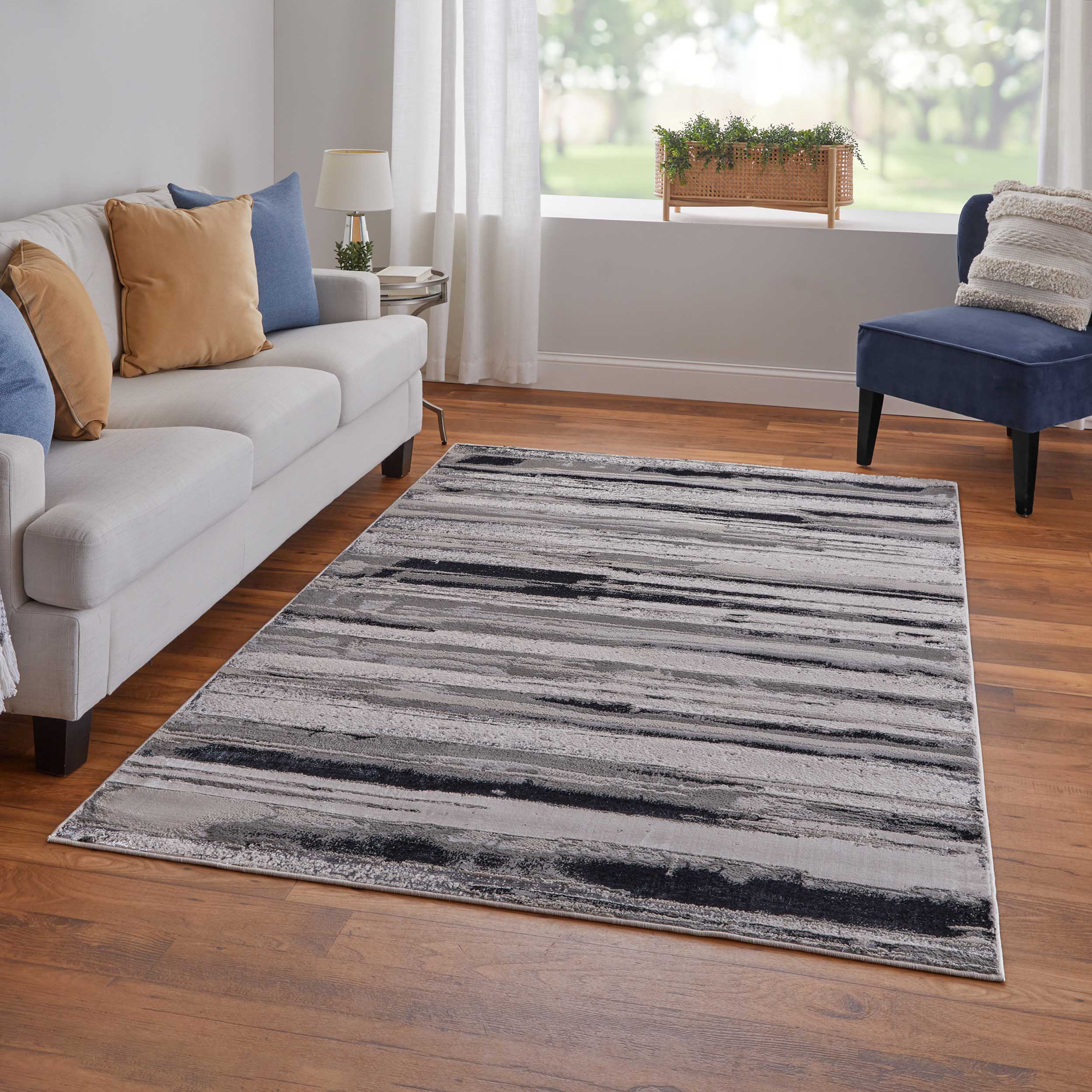 Feizy Rug Micah 3049F, Silver - Image 5