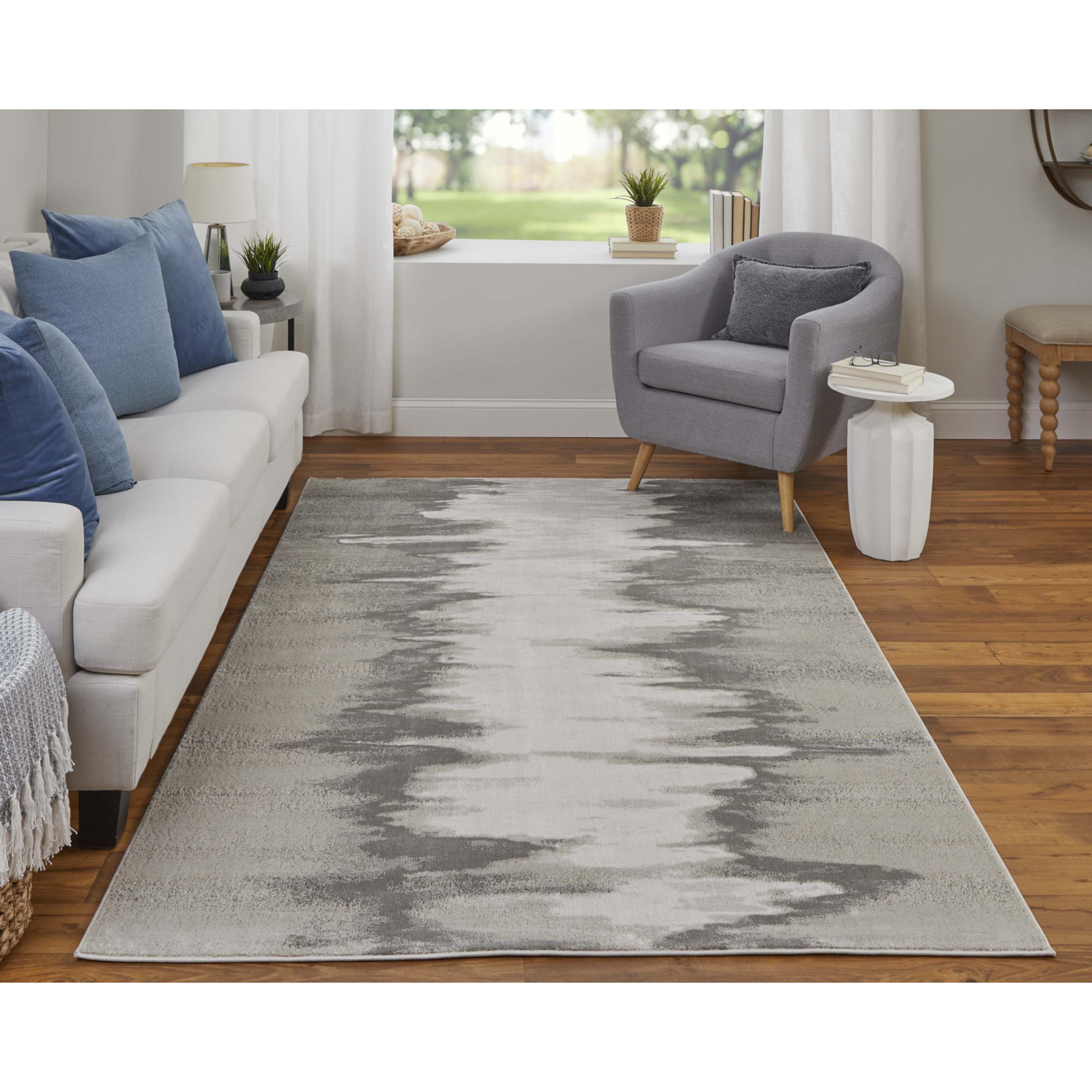 Feizy Rug Micah 39LQF, Ivory/Silver - Image 5