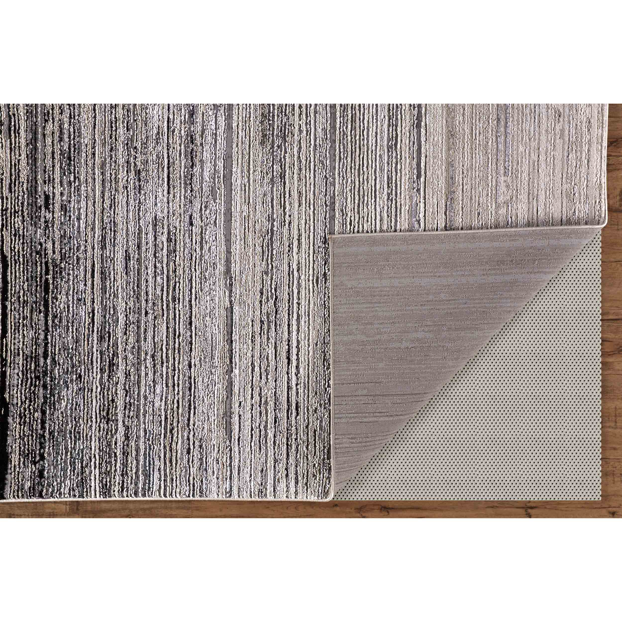 Feizy Rug Micah 3337F, Black/Dark Gray - Image 3