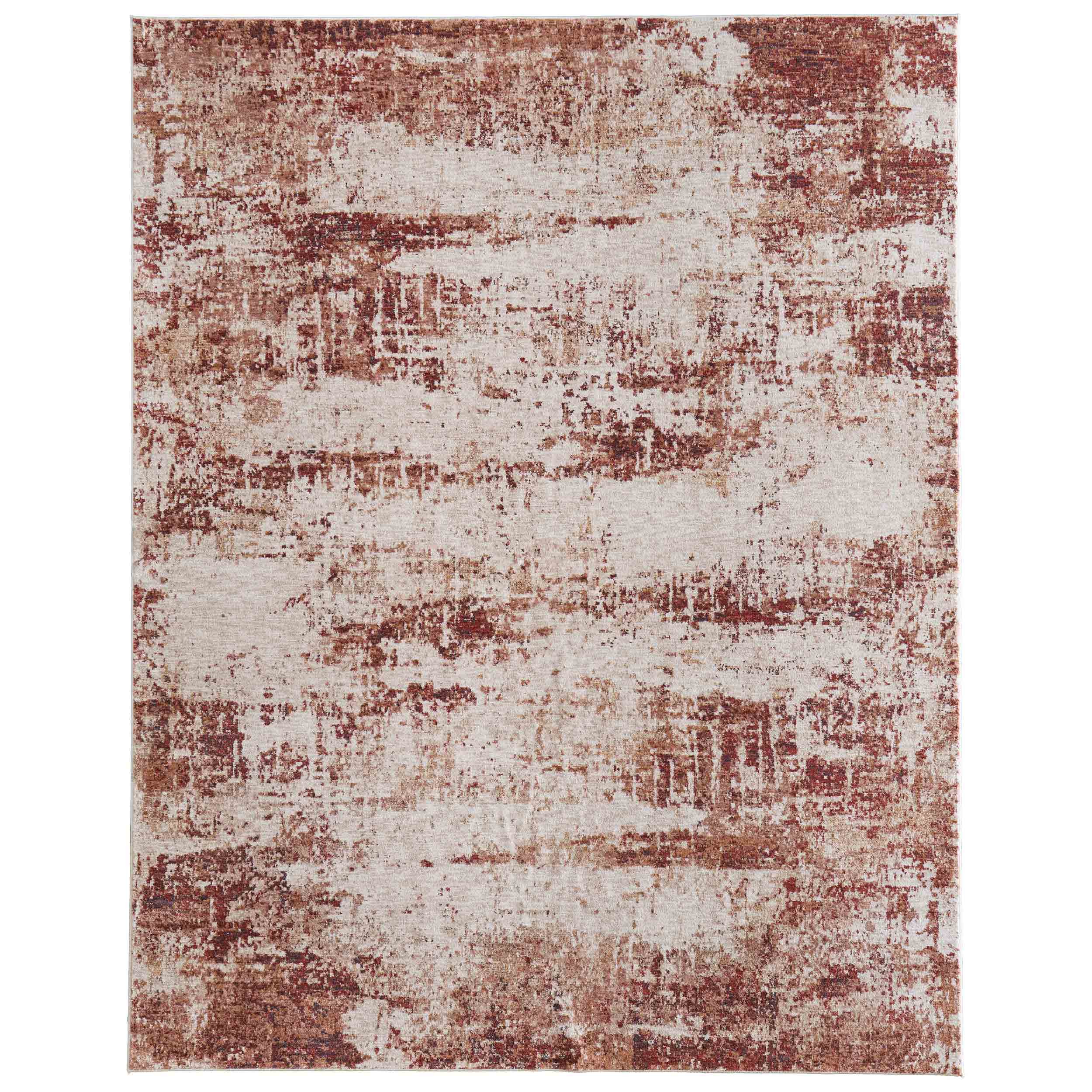 Feizy Rug Pearson 39UEF, Ivory/Rust