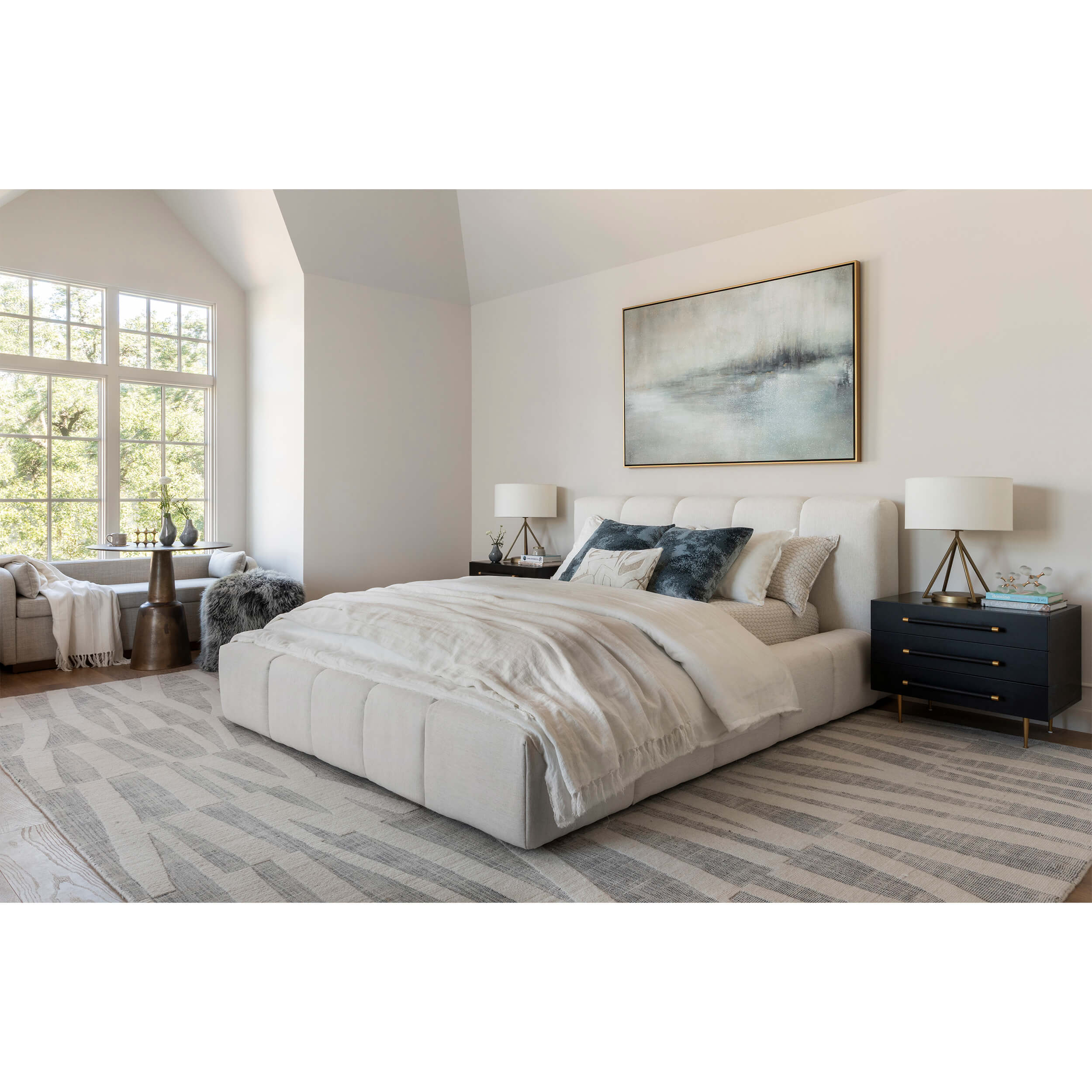 Feizy Rug Peconic T8009, Ivory/Black - Image 7