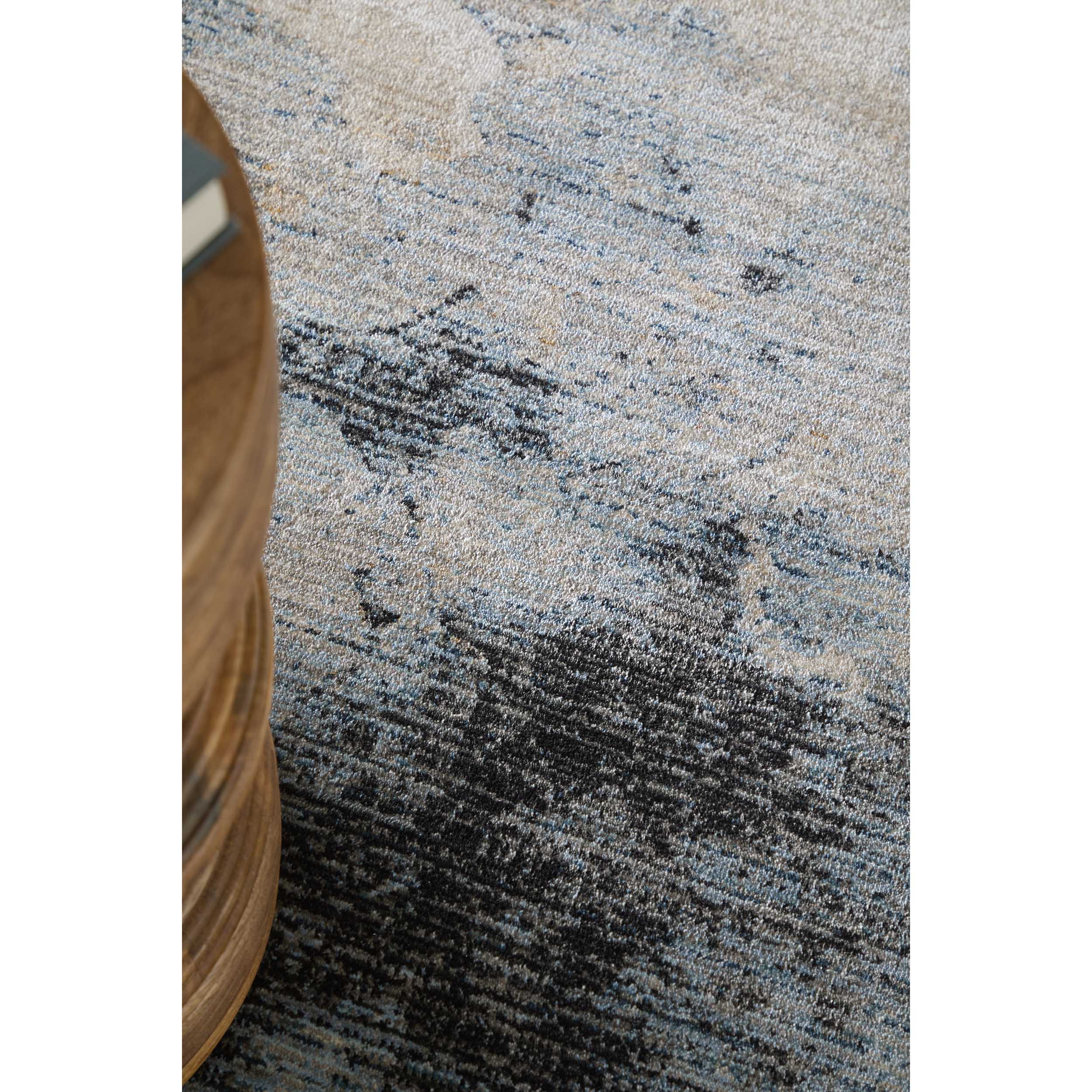 Feizy Rug Sonora 39U9F, Blue/Beige - Image 5