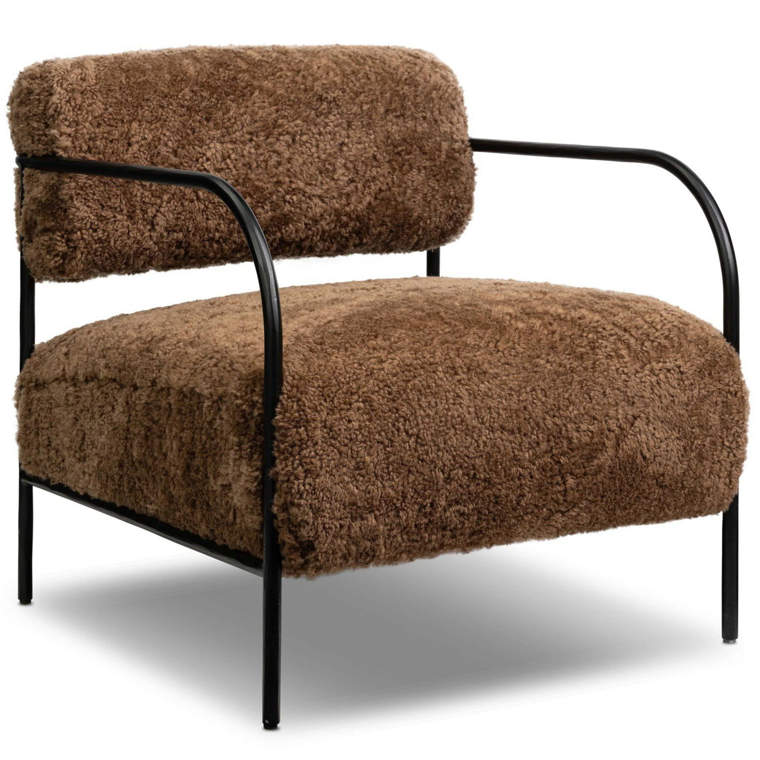 Fenn Chair, Amber Shearling by Four Hands