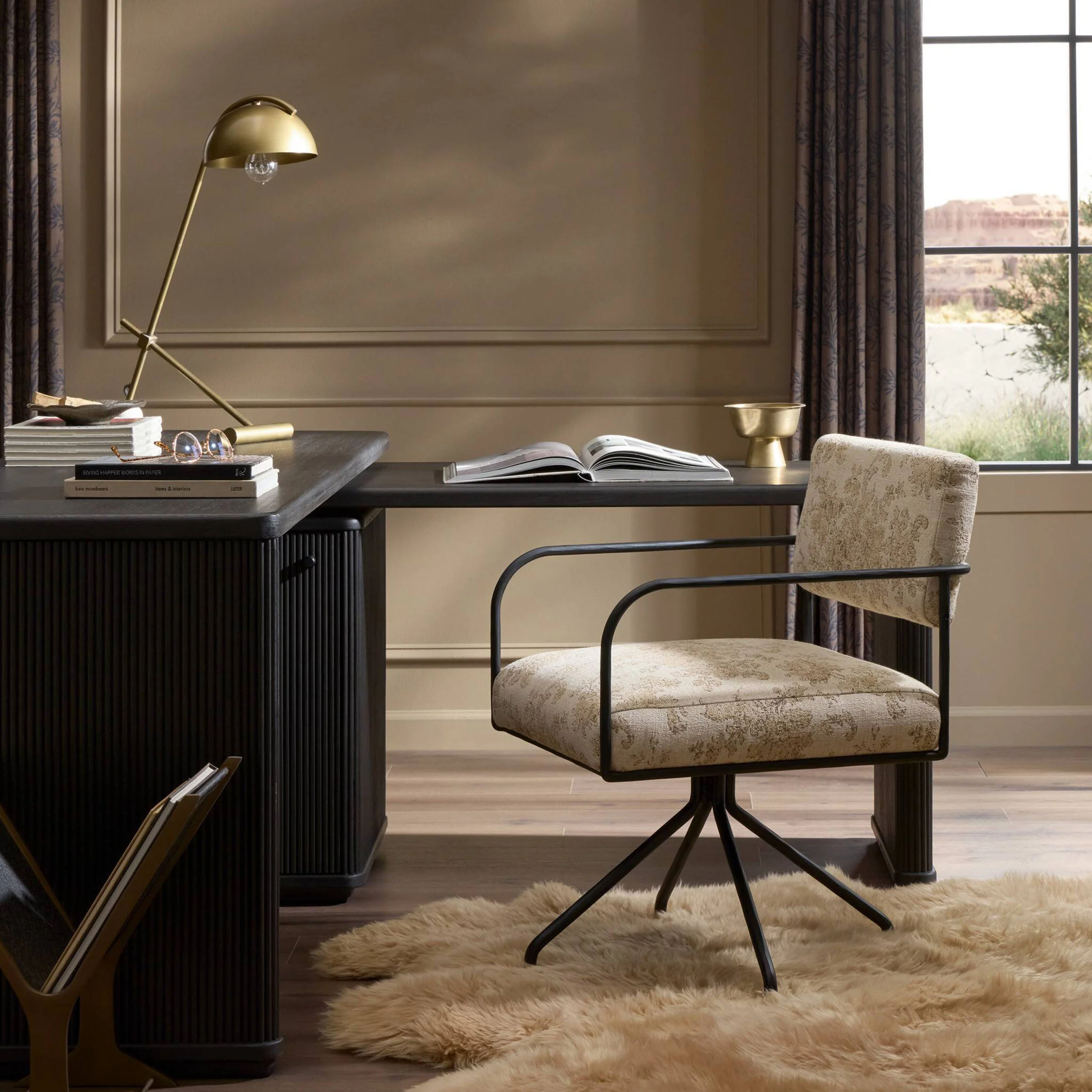 Fenn Desk Chair, Fallingbrook Natural by Four Hands - Image 7