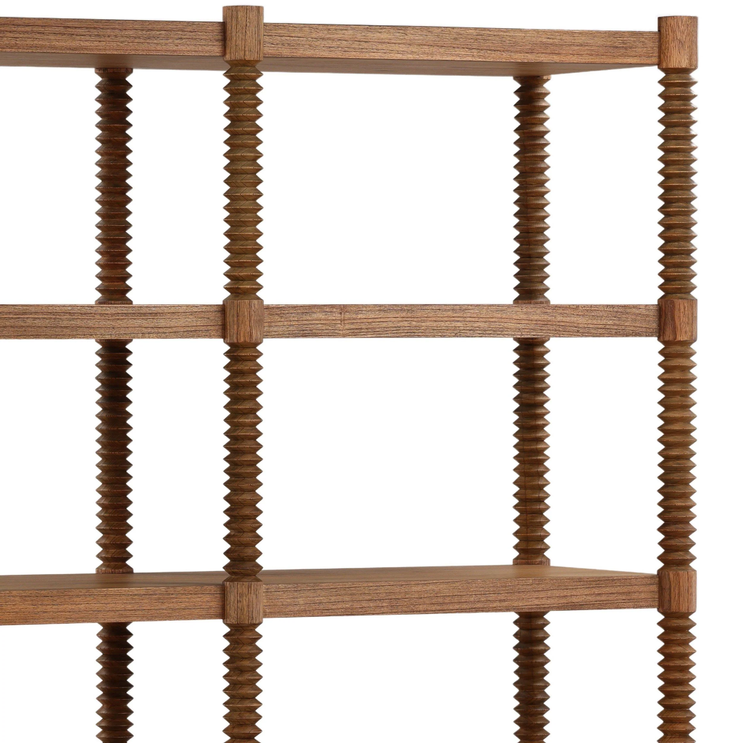 Fernandez Bookcase, Brown - Image 4