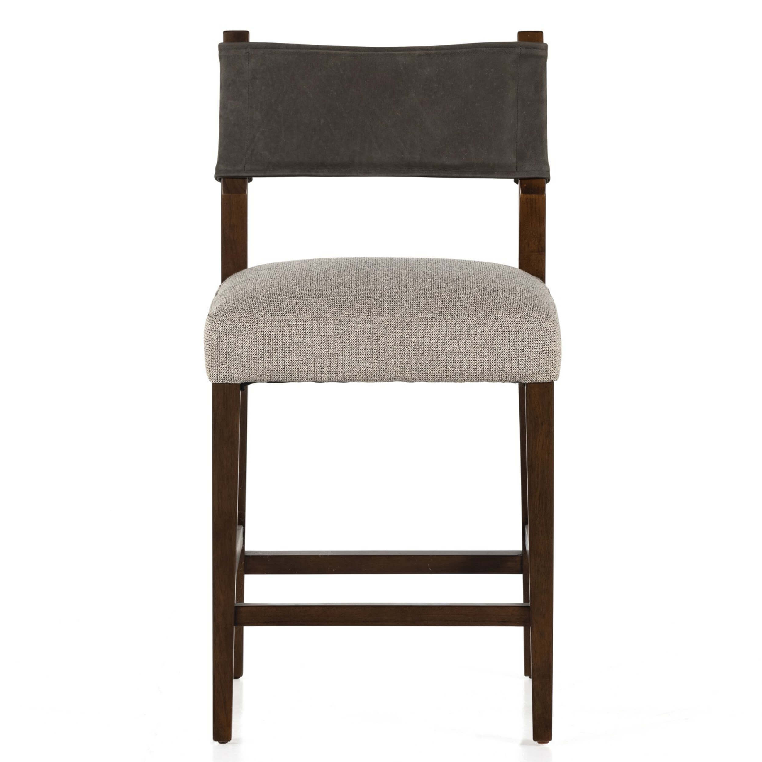 Ferris Bar & Counter Stool, Tulsa Ink/Nubuck Charcoal by Four Hands - Image 2