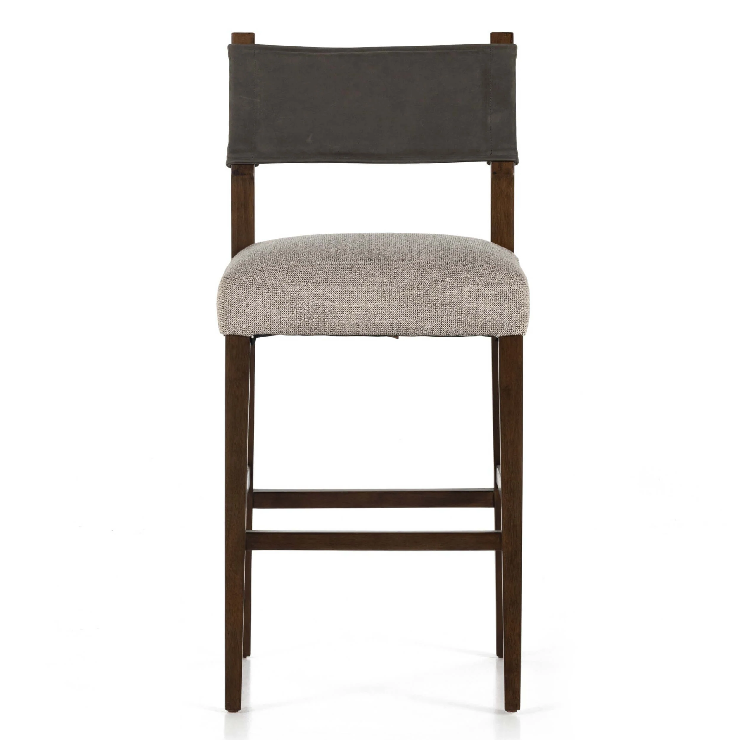 Ferris Bar & Counter Stool, Tulsa Ink/Nubuck Charcoal by Four Hands - Image 6