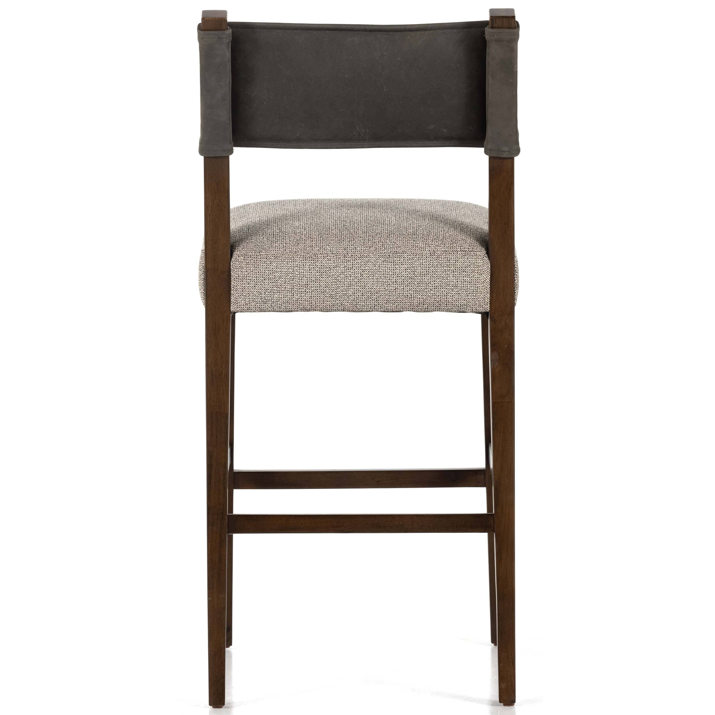 Ferris Bar & Counter Stool, Nubuck Charcoal by Four Hands - Image 4
