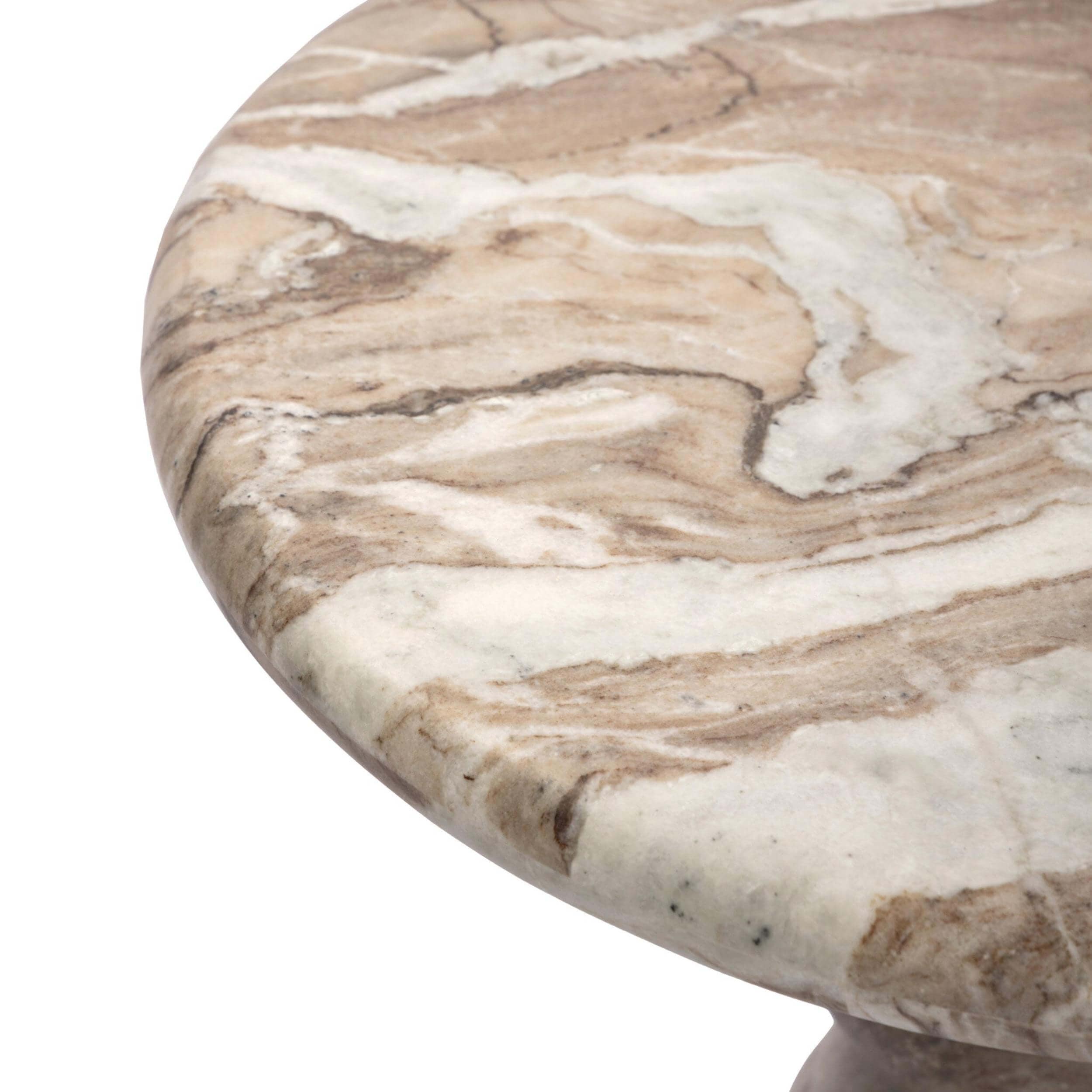 Figueroa End Table, Sawar Marble by Amber Lewis x Four Hands - Image 2