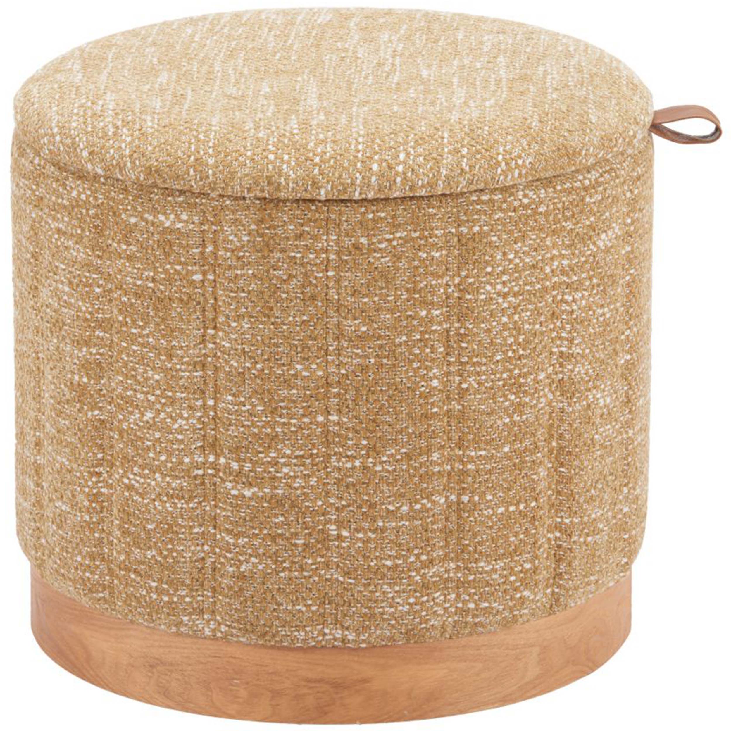 Fije Storage Ottoman, Oat Yellow - Image 3