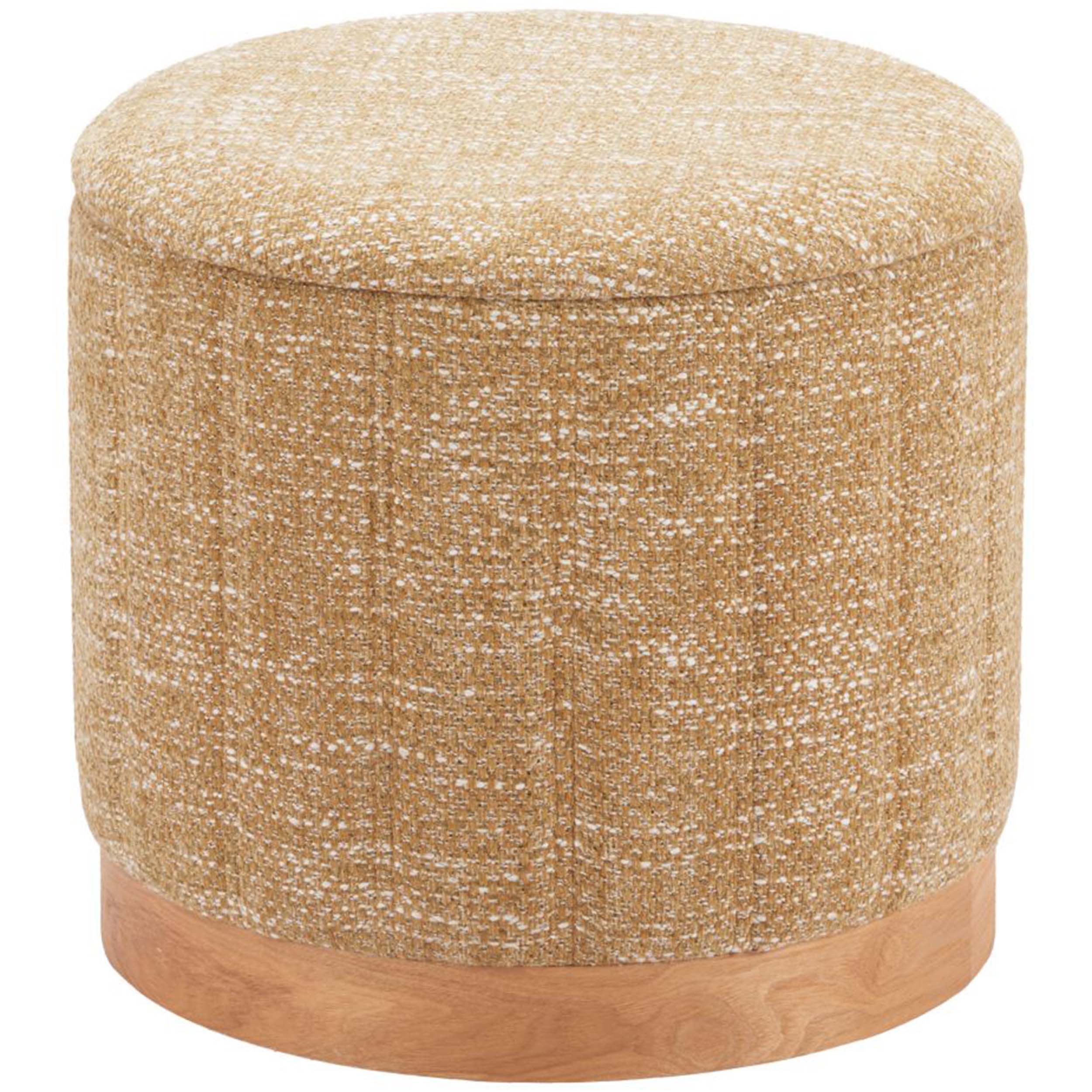 Fije Storage Ottoman, Oat Yellow - Image 4