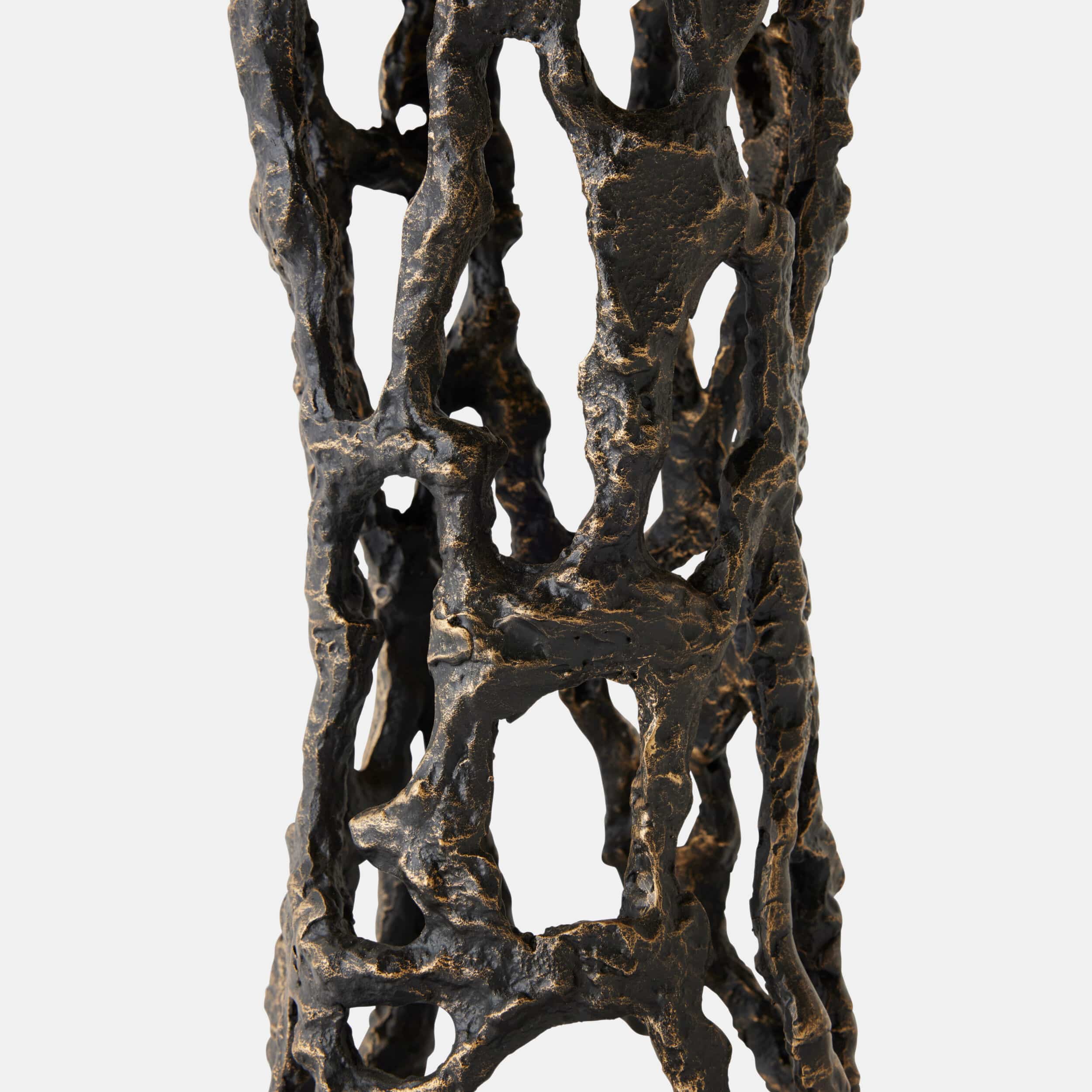 Filamento Side Table, Bronze/Black Marble - Image 5