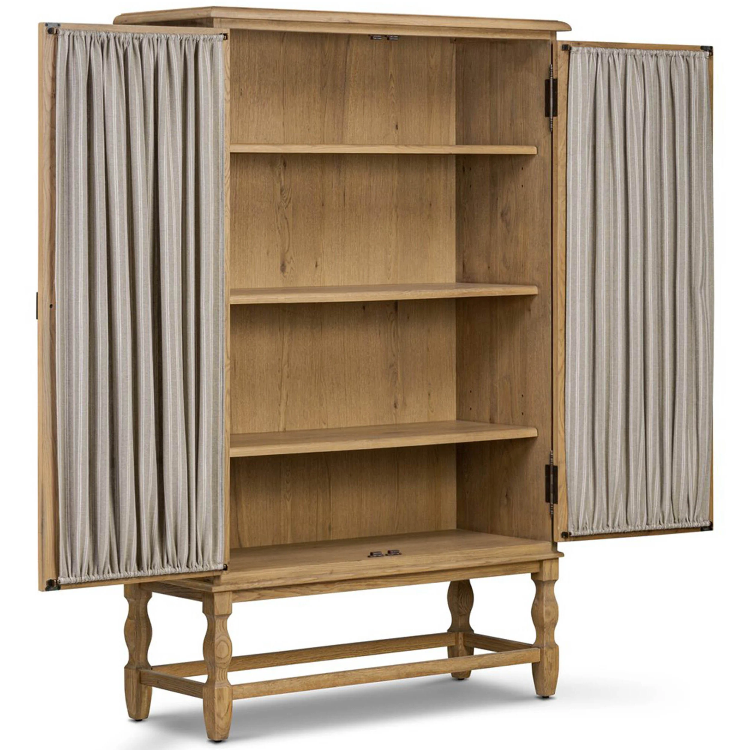 Finley Cabinet, Aged Smoked Oak by Amber Lewis x Four Hands - Image 3