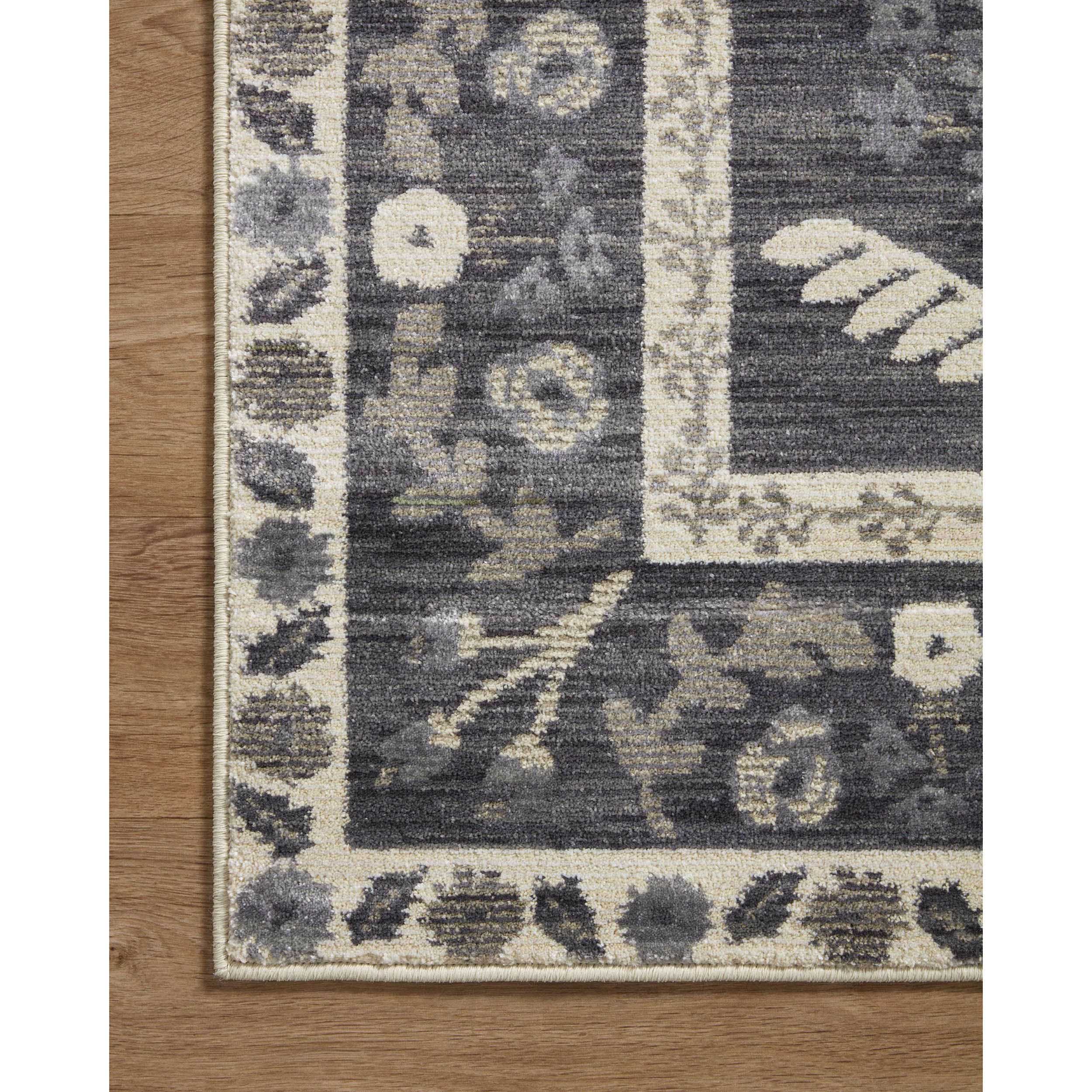 Rifle Paper Co. x Loloi Rug Fiore FIO-01, Charcoal/White - Image 2