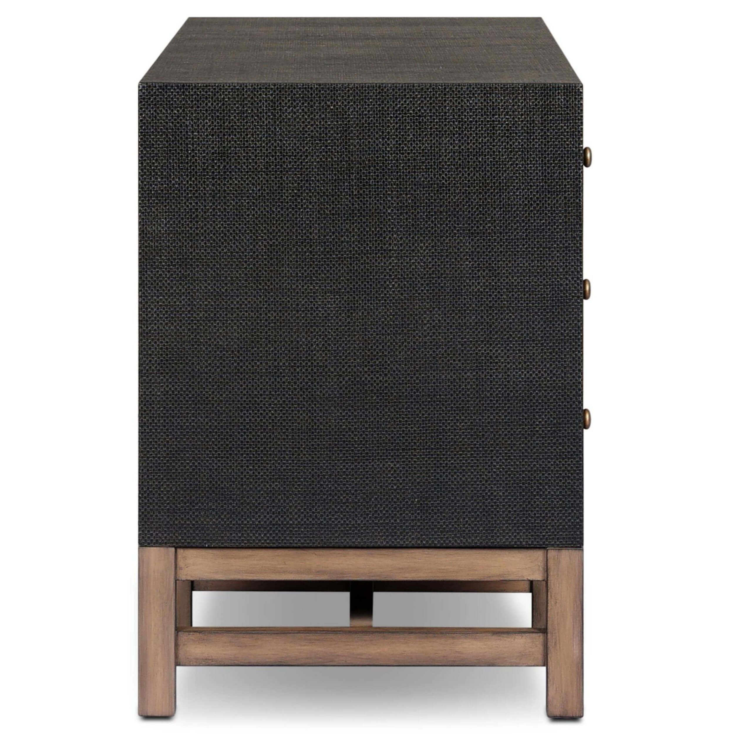 Fiona Media Console, Black by Four Hands - Image 3