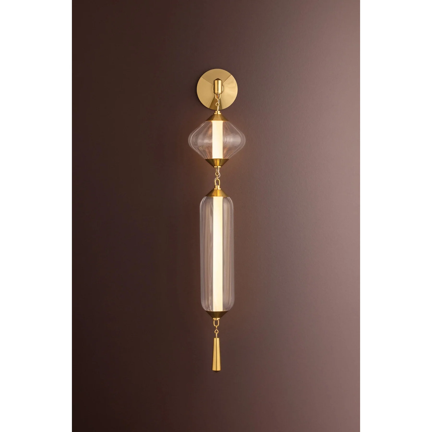 Fiorello Wall Sconce, Vintage Polished Brass - Image 2