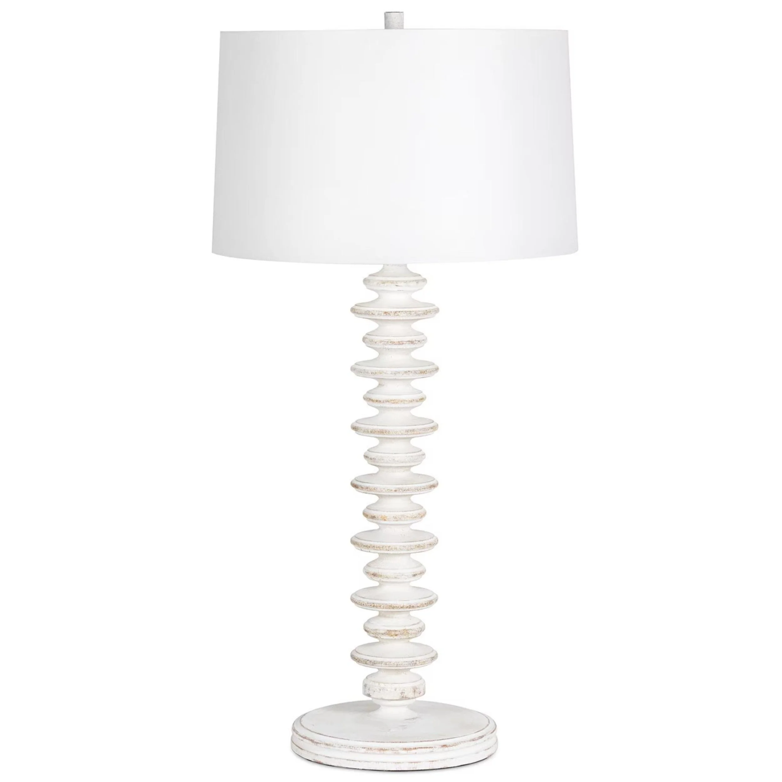 Fishbone Buffet Lamp, White