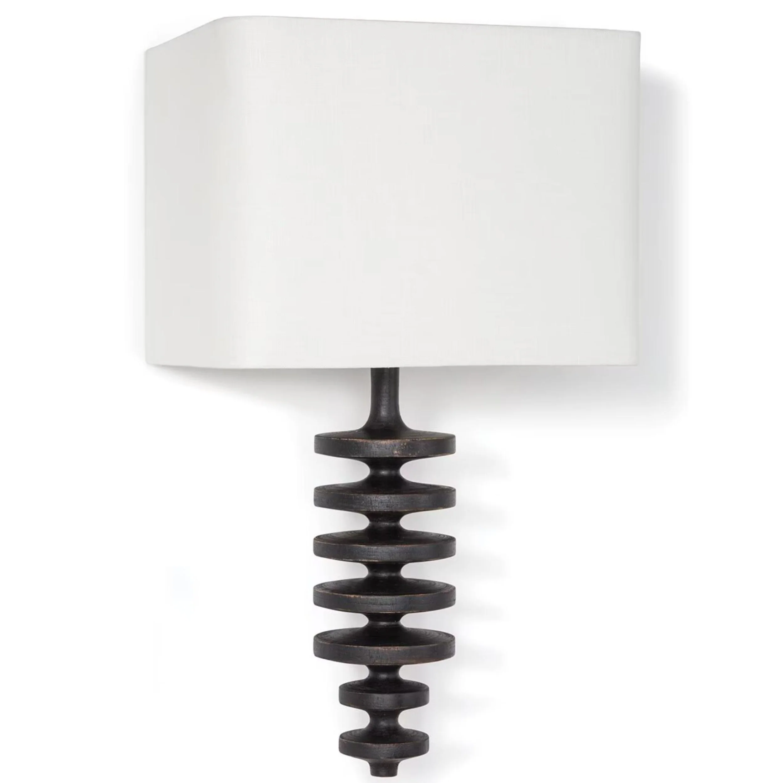 Fishbone Sconce, Ebony