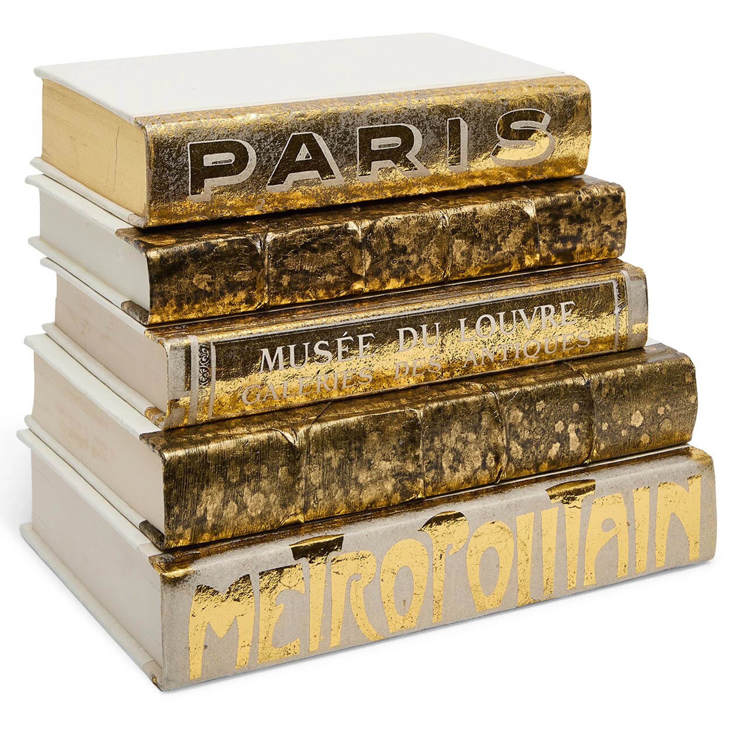 Fisher Book Stack, Gold - Image 2