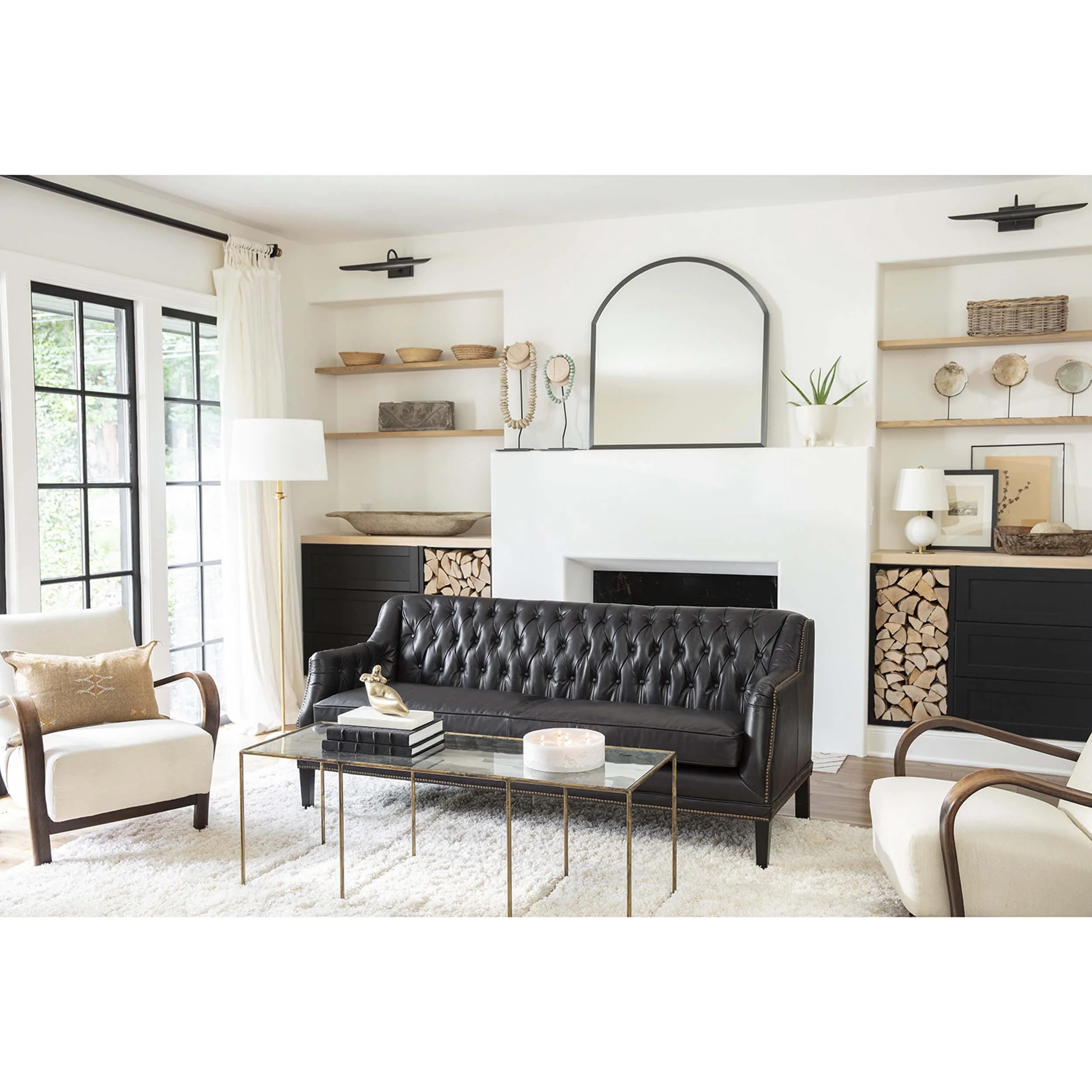 Fisher Floor Lamp, Gold Leaf - Image 4
