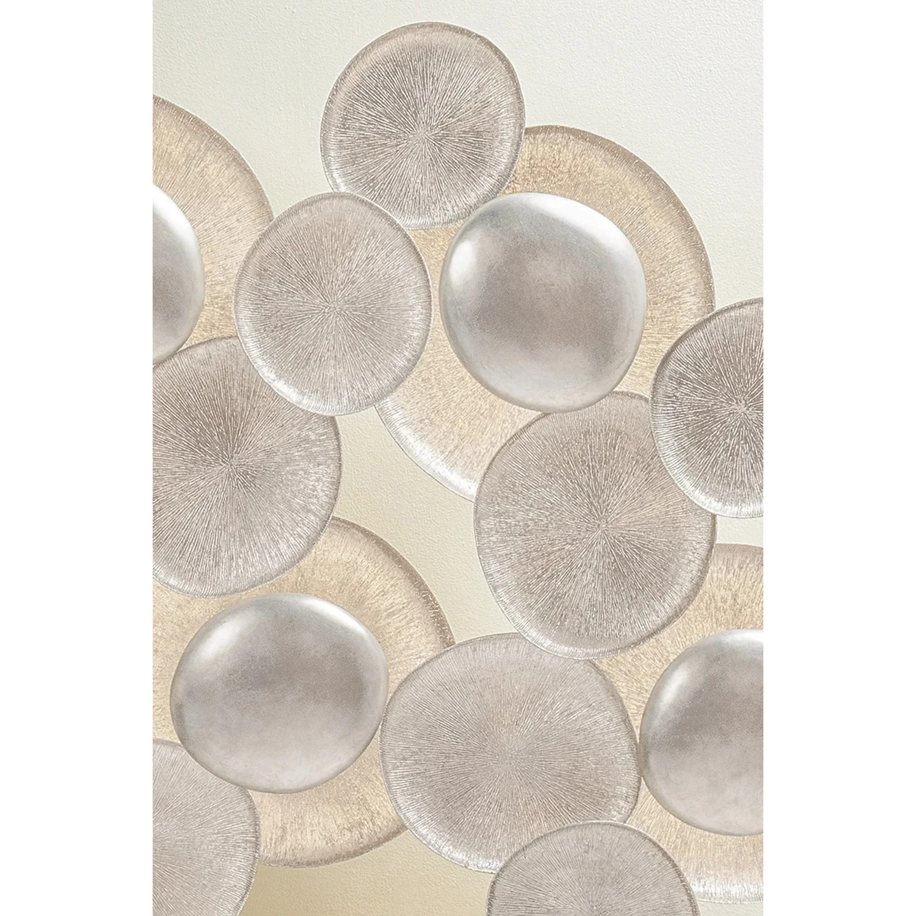 Fistral 7 Light Semi Flush, Texture Warm Silver Leaf - Image 3