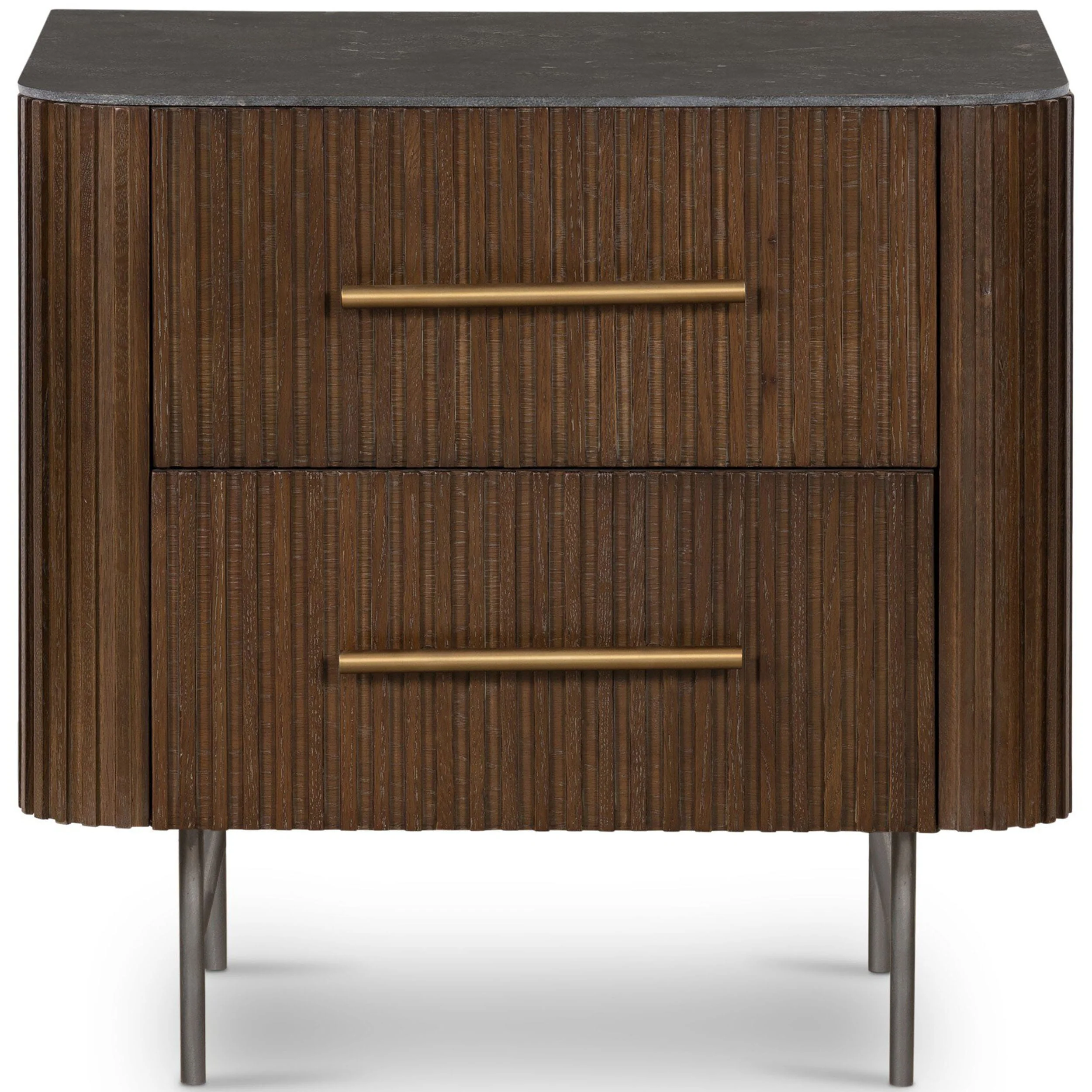 Fletcher Nightstand, Terra Brown by Four Hands - Image 2