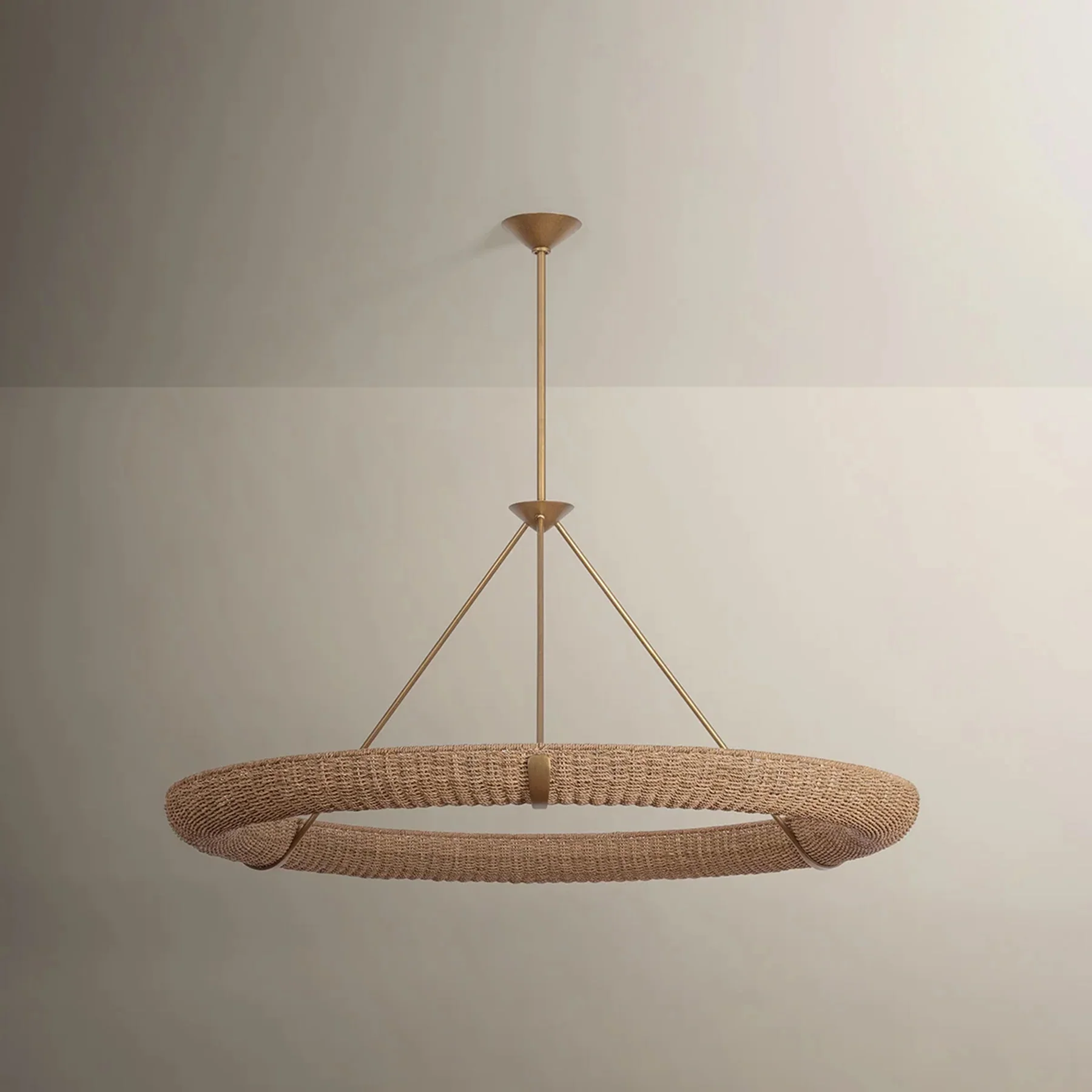 Floyd Chandelier, Patina Gold Leaf - Image 5