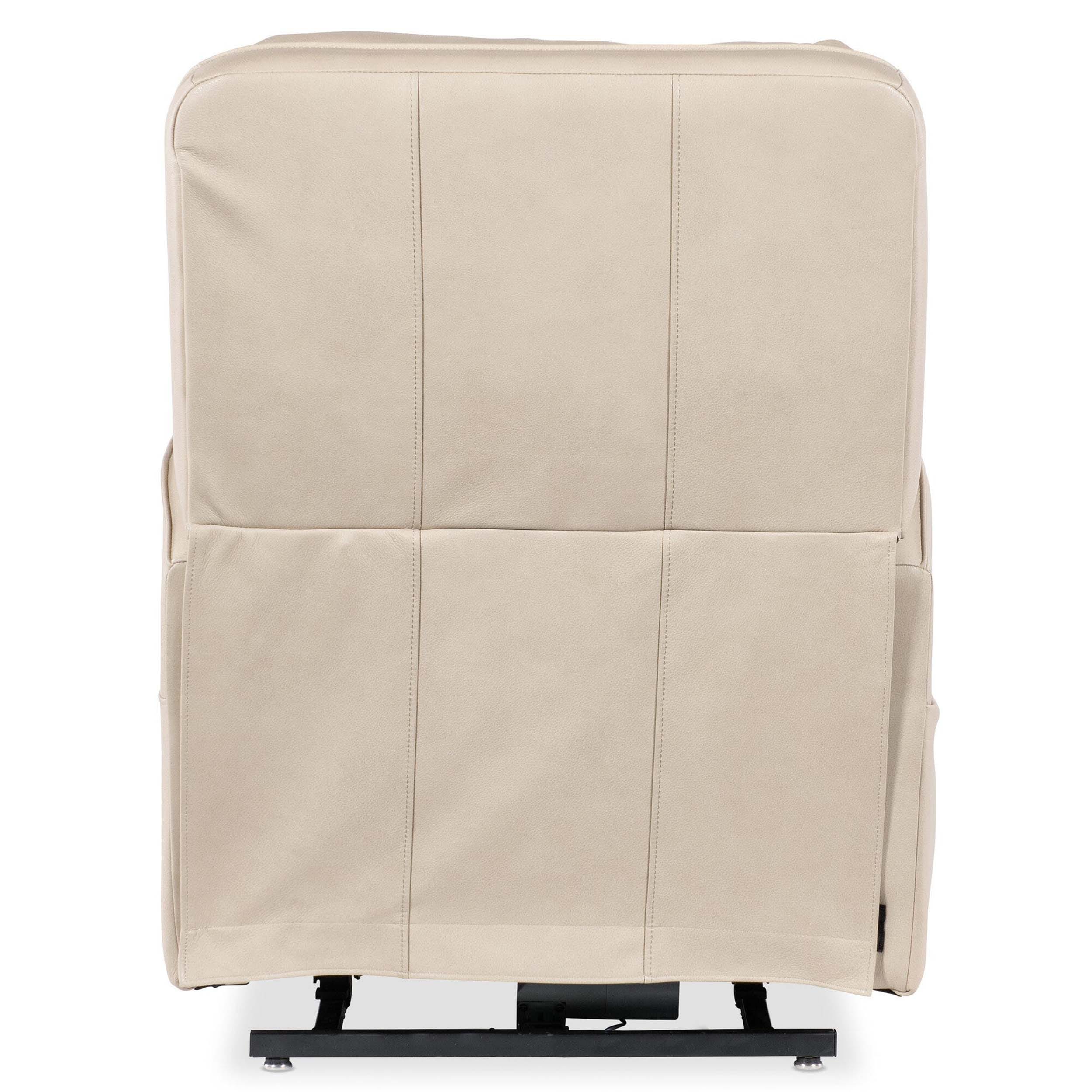 Flynn Leather Power Recliner, Ivory - Image 4