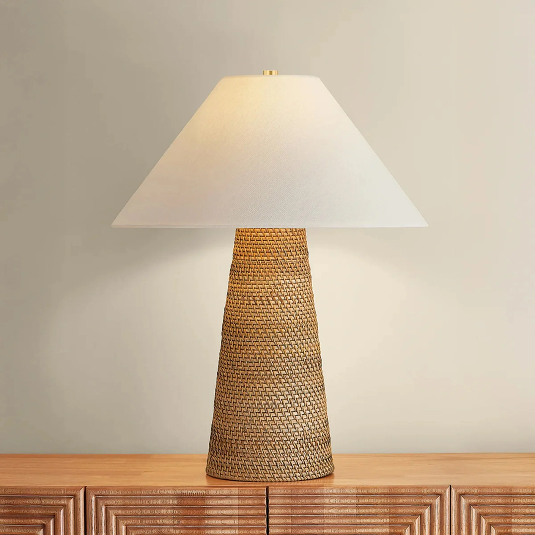 Forest Heights Table Lamp, Aged Brass - Image 3