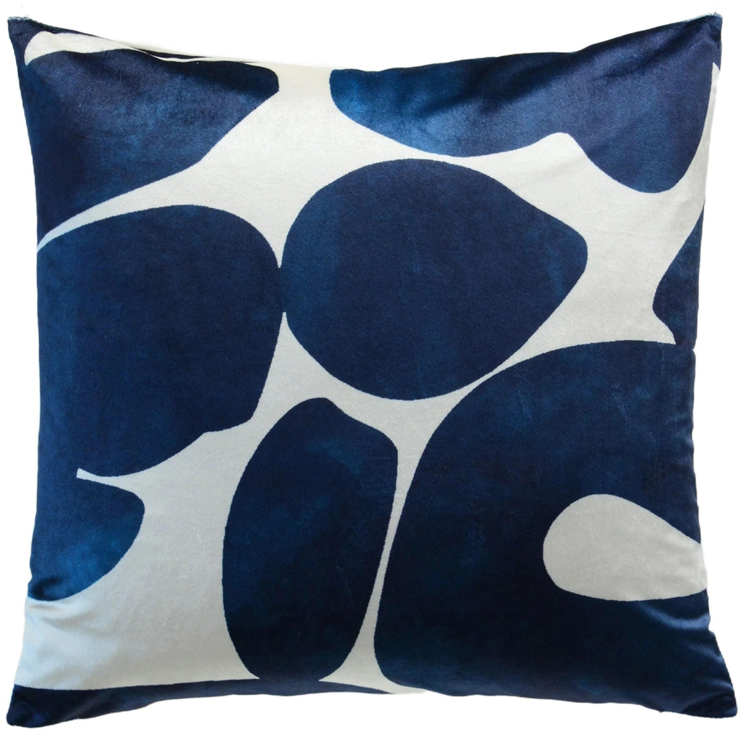 Forest Pillow, Ivory/Navy
