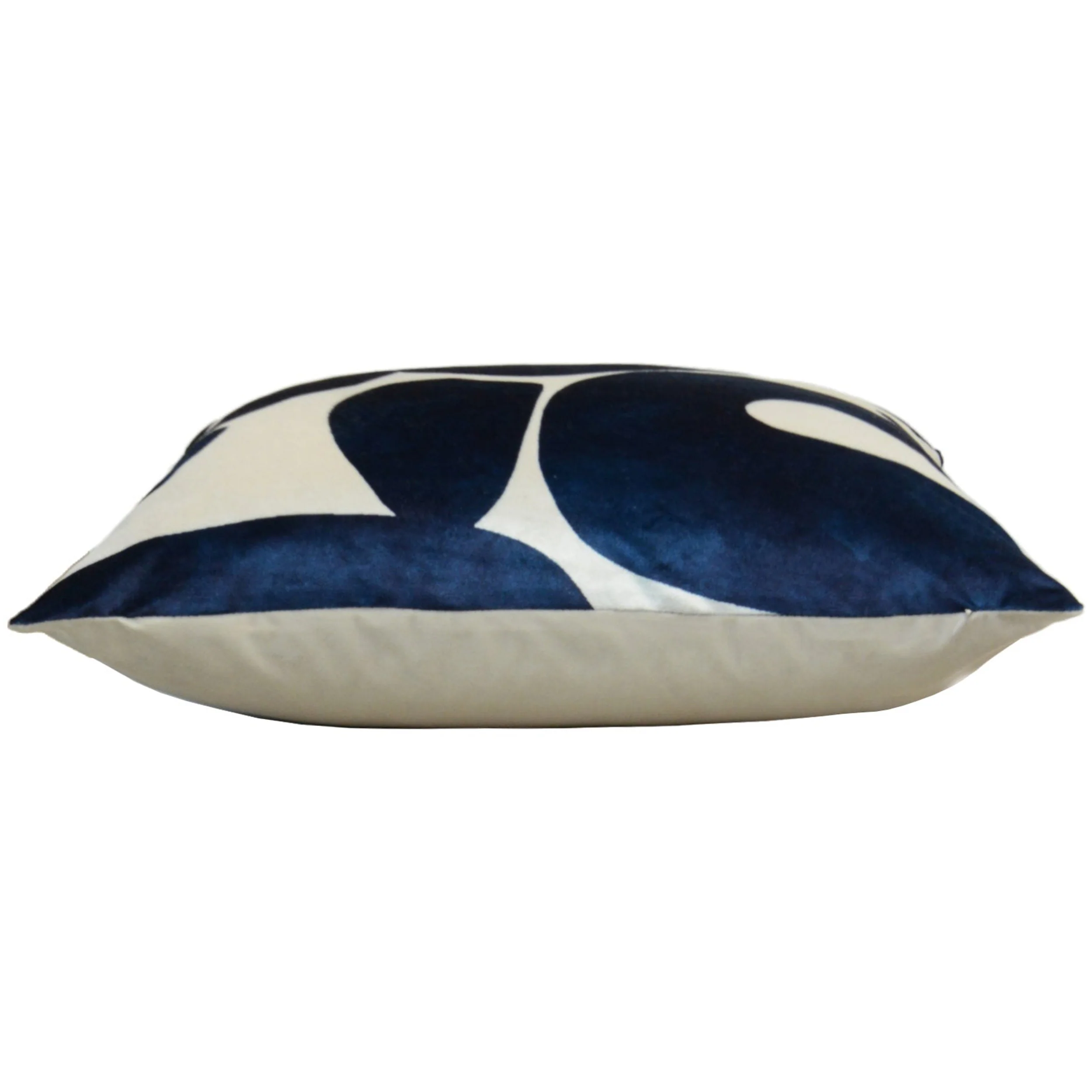 Forest Pillow, Ivory/Navy - Image 2