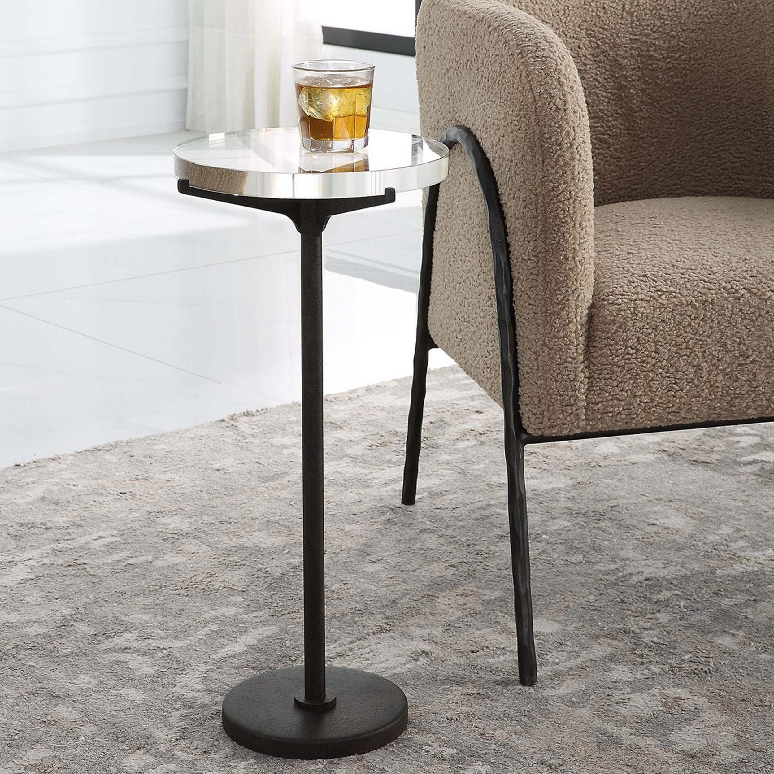 Forge Accent Table, Rustic Brown - Image 5