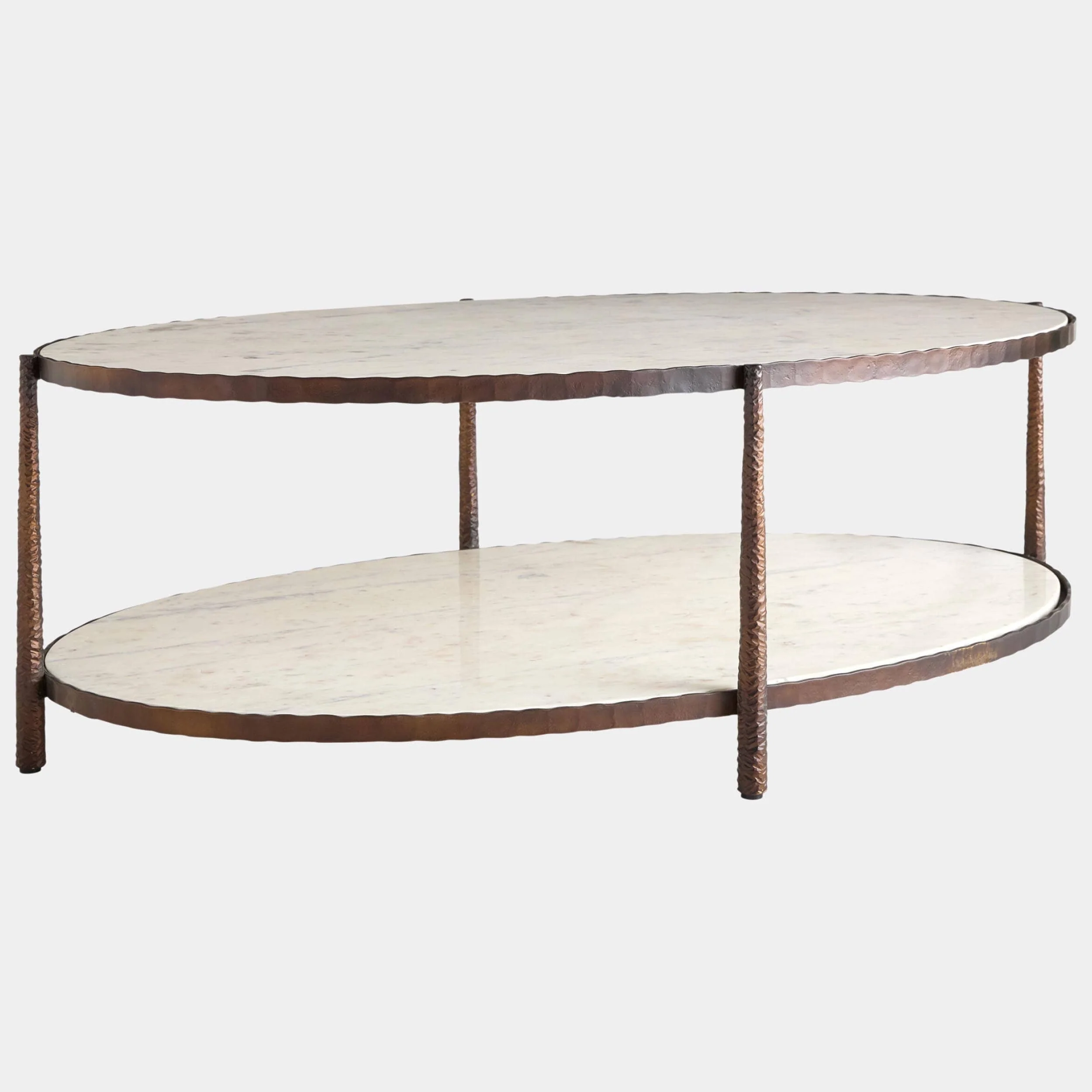 Forgiato Cocktail Table, White