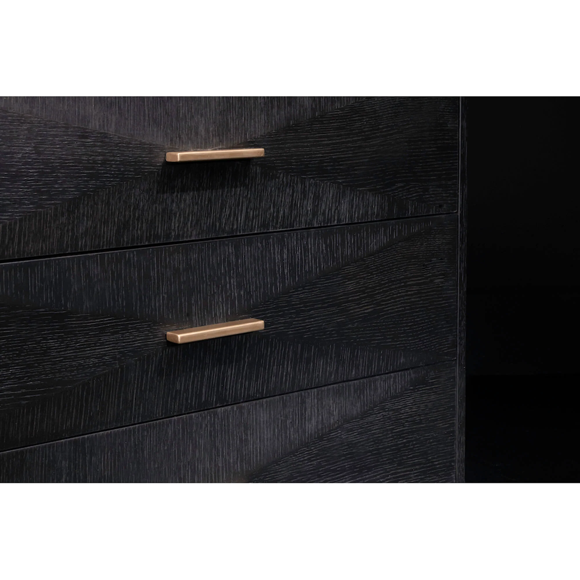 Forrest 3 Drawer Nightstand, Onyx Oak - Image 3