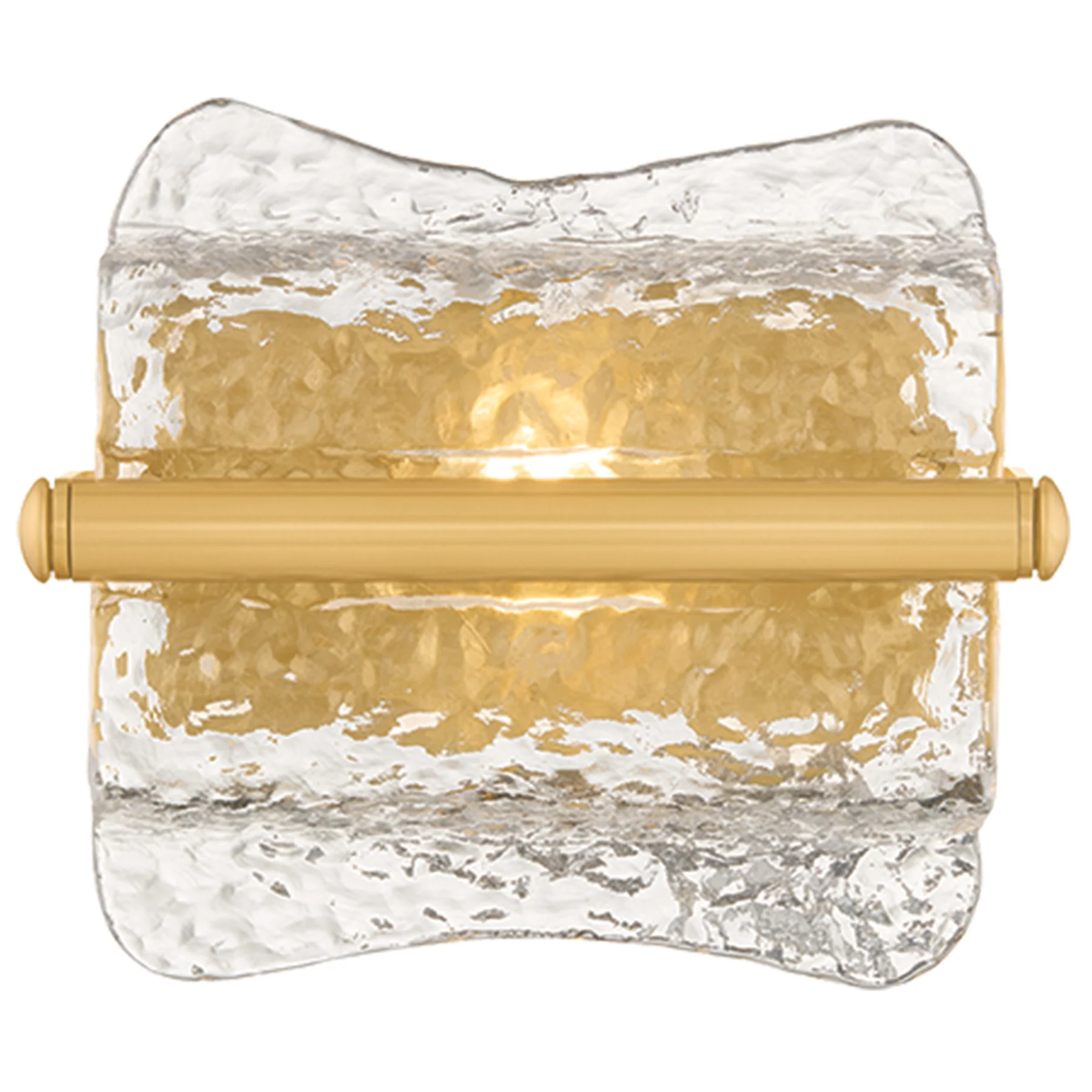 Fosterdale Horizontal Wall Sconce, Aged Brass