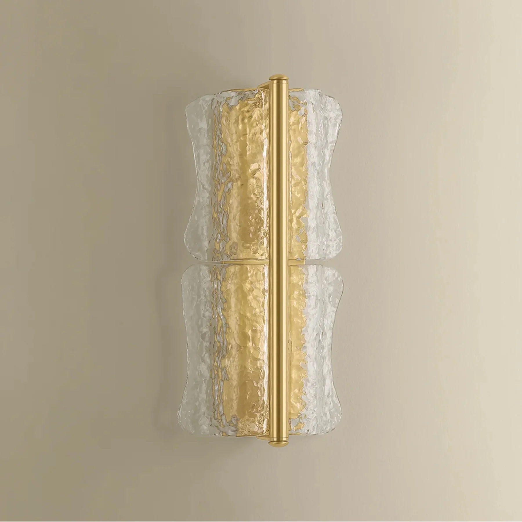 Fosterdale Vertical Wall Sconce, Aged Brass - Image 3