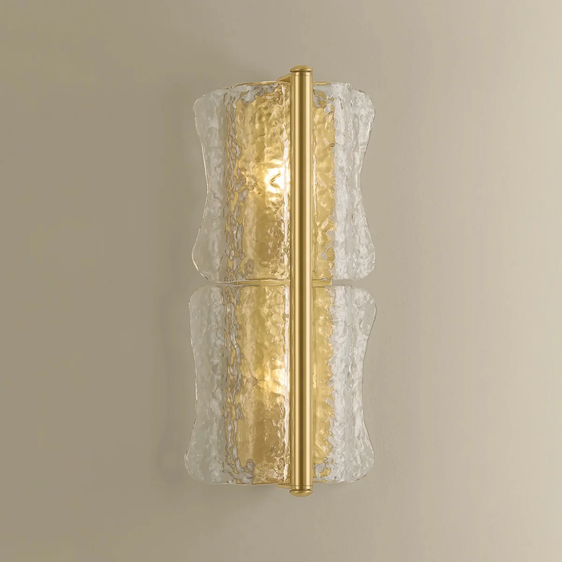 Fosterdale Vertical Wall Sconce, Aged Brass - Image 4
