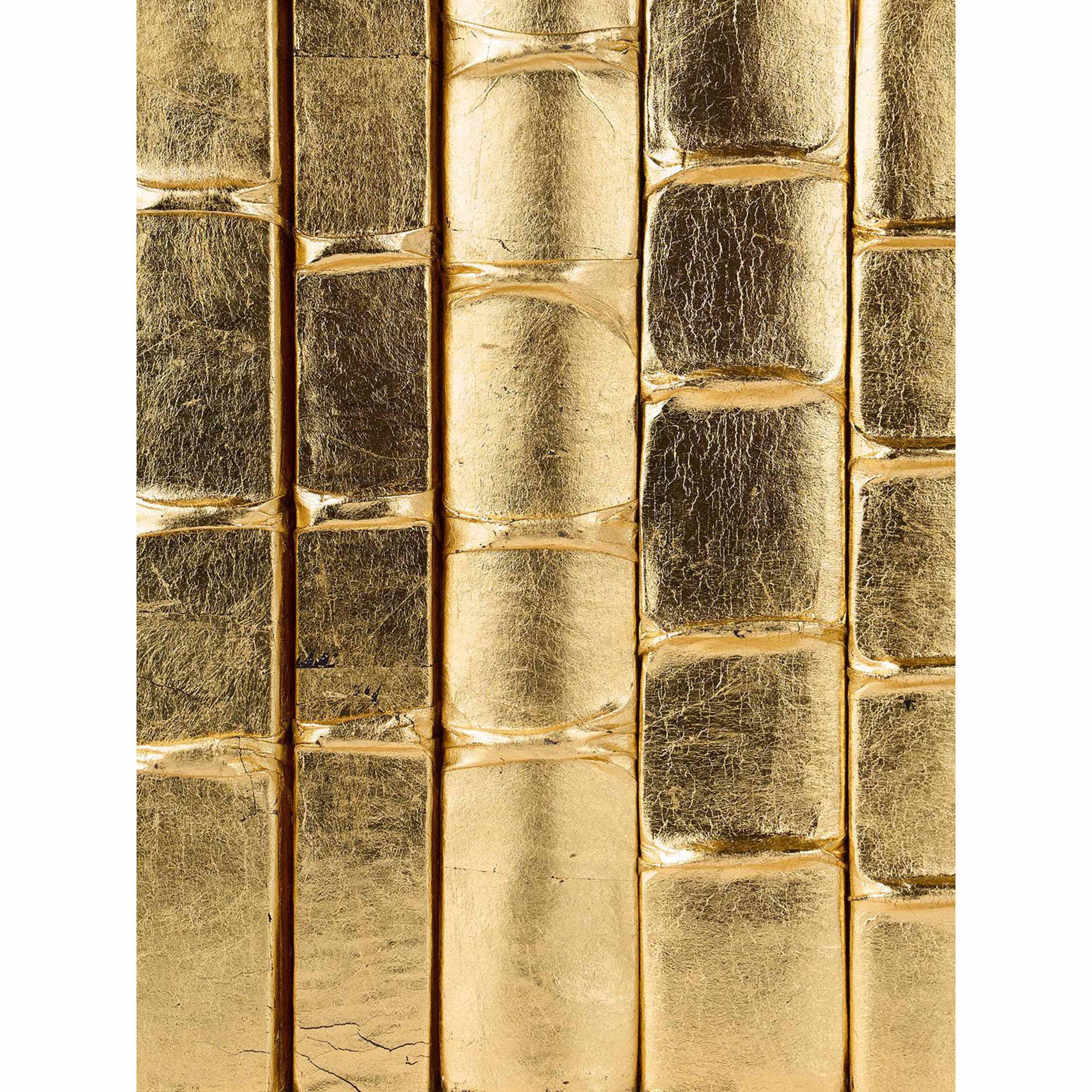 Francoise Book Stack, Gold/Cream - Image 2