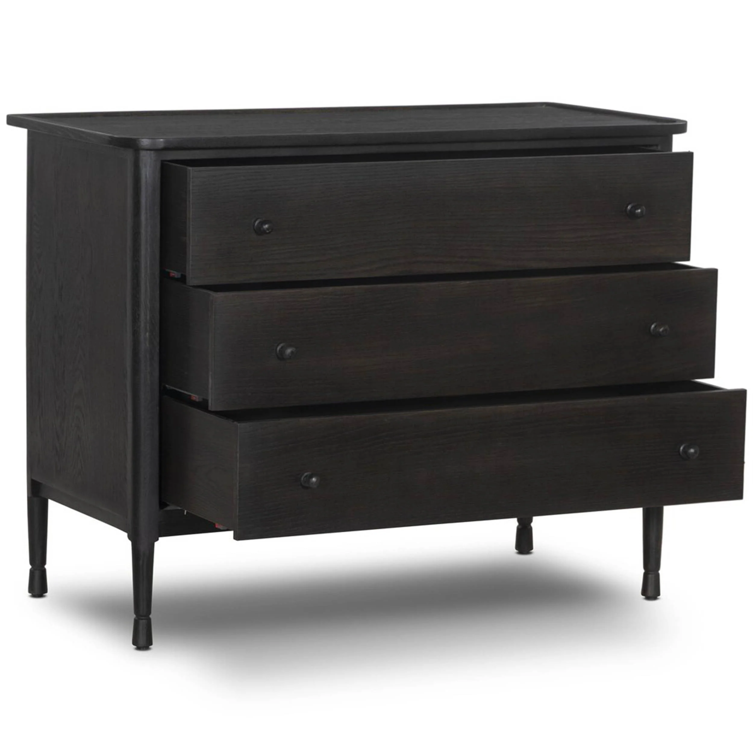 Franny 3 Drawer Chest, Espresso by Amber Lewis x Four Hands - Image 4