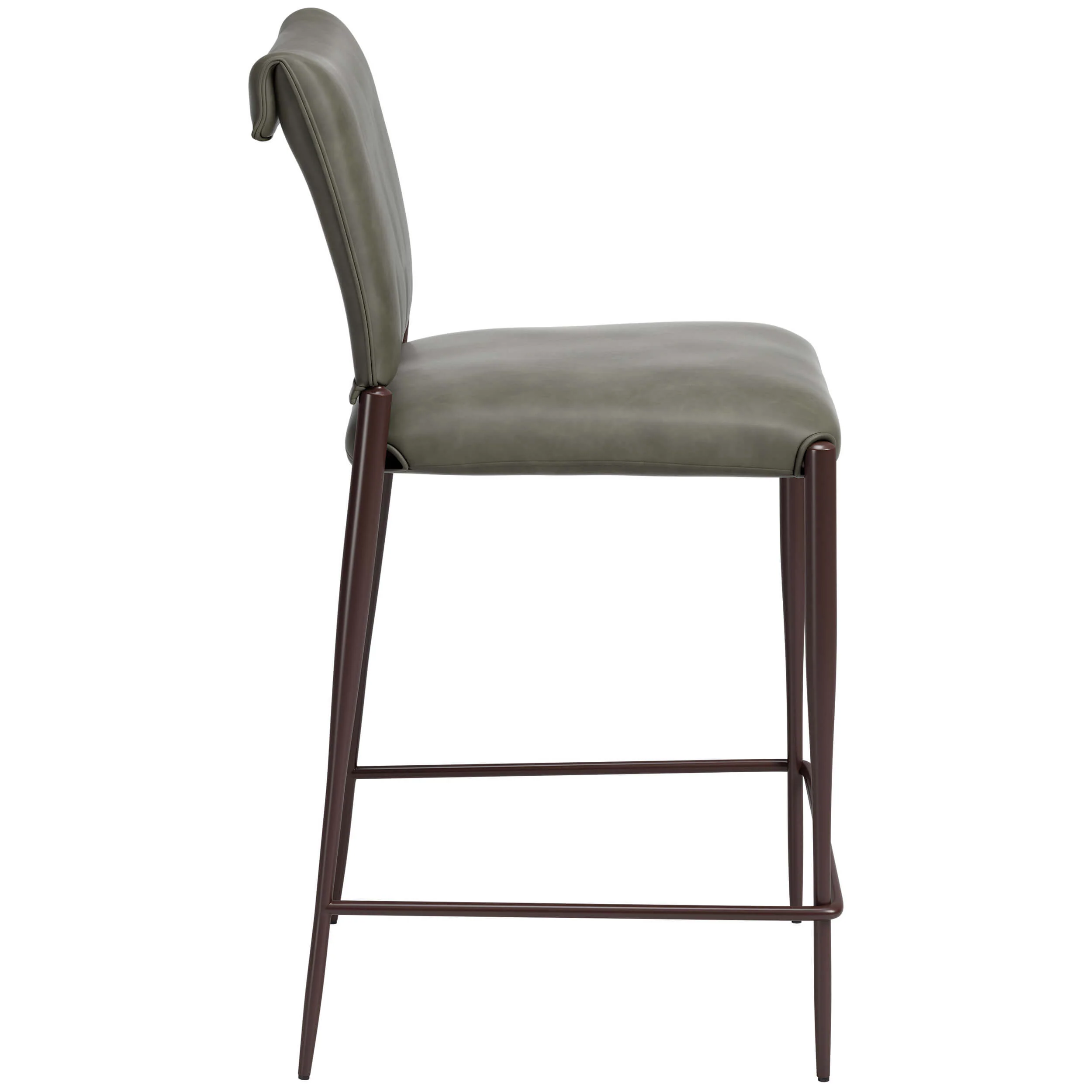 Freesia Bar & Counter Stool, Olive Green - Image 4