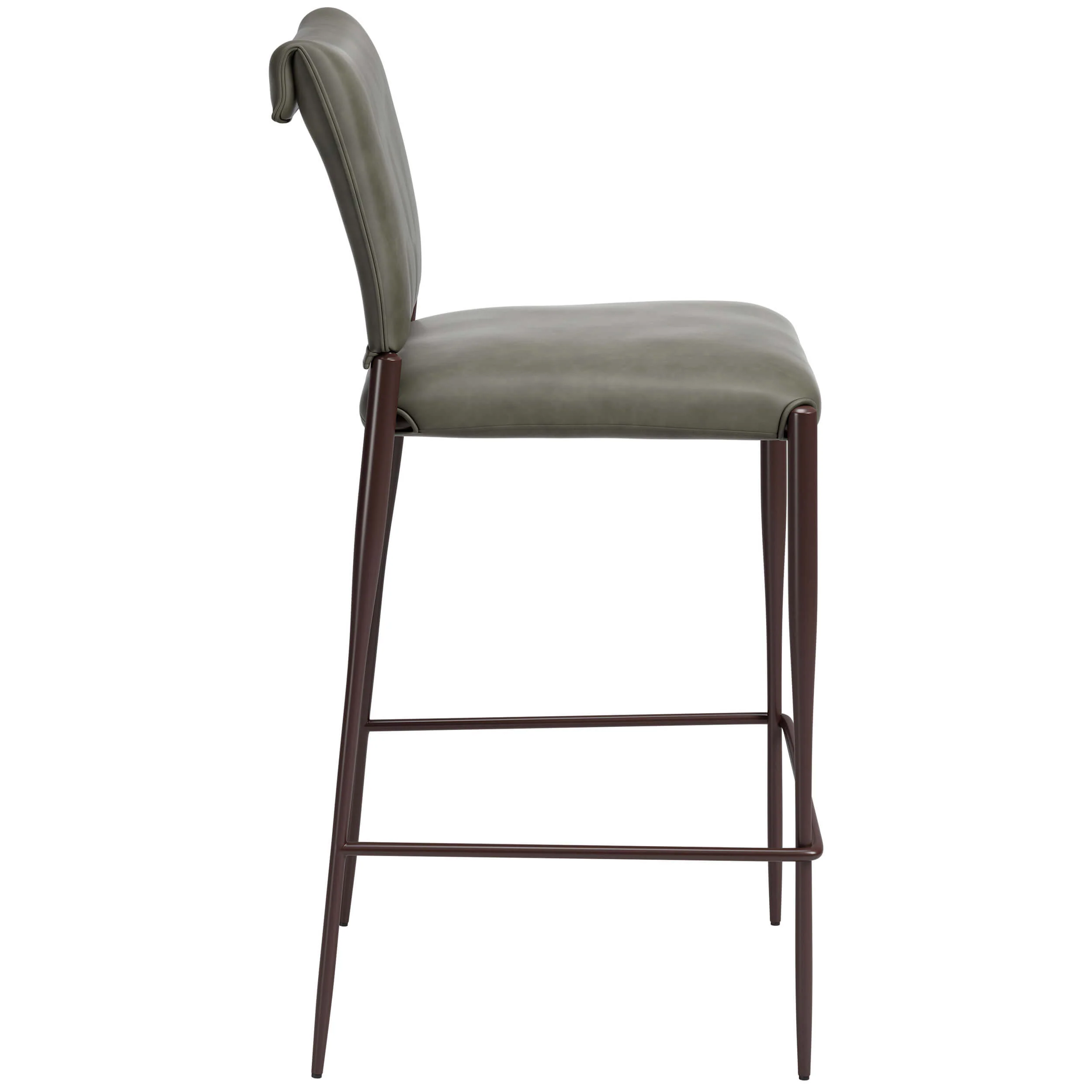 Freesia Bar & Counter Stool, Olive Green - Image 9