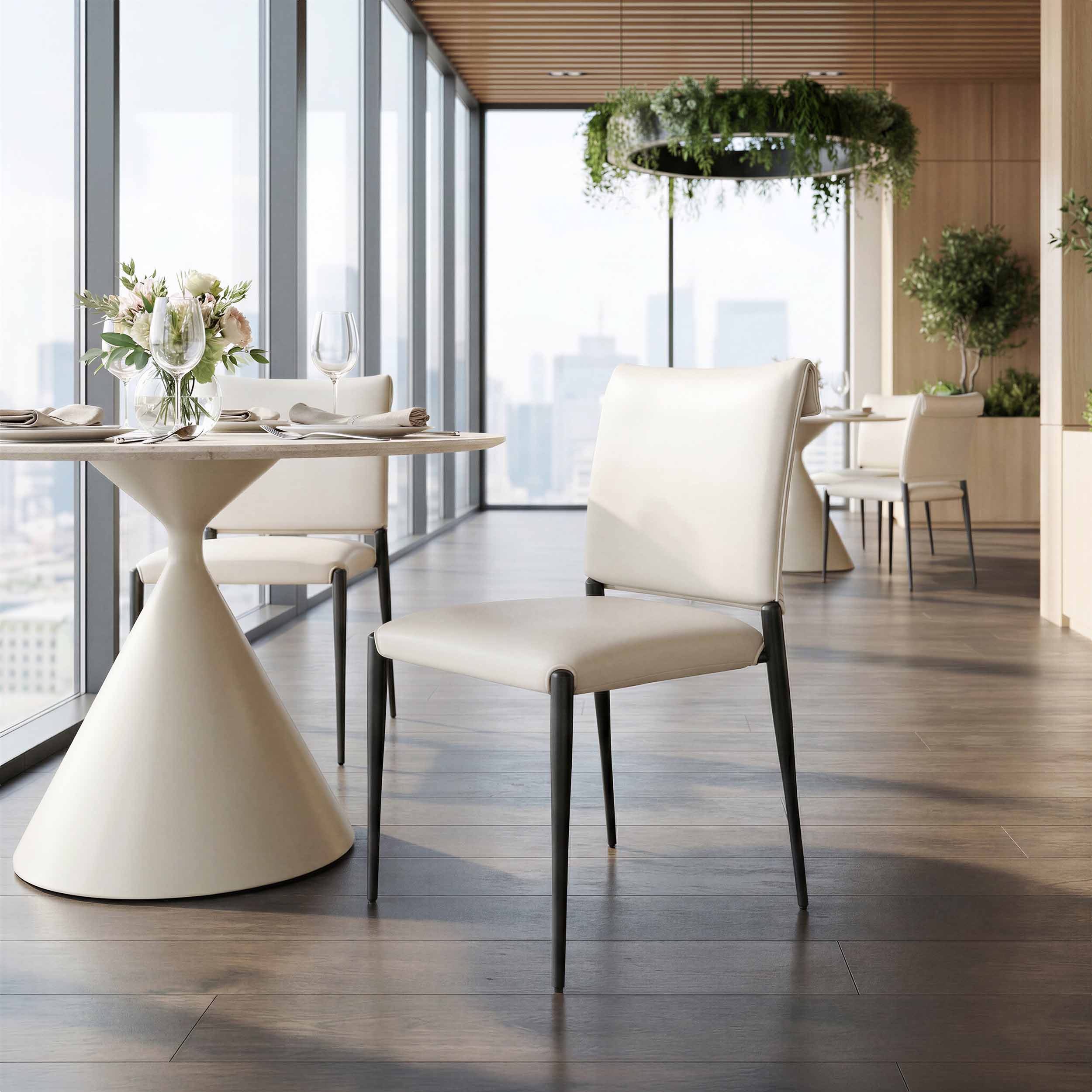 Freesia Bar & Counter Stool, White - Image 7