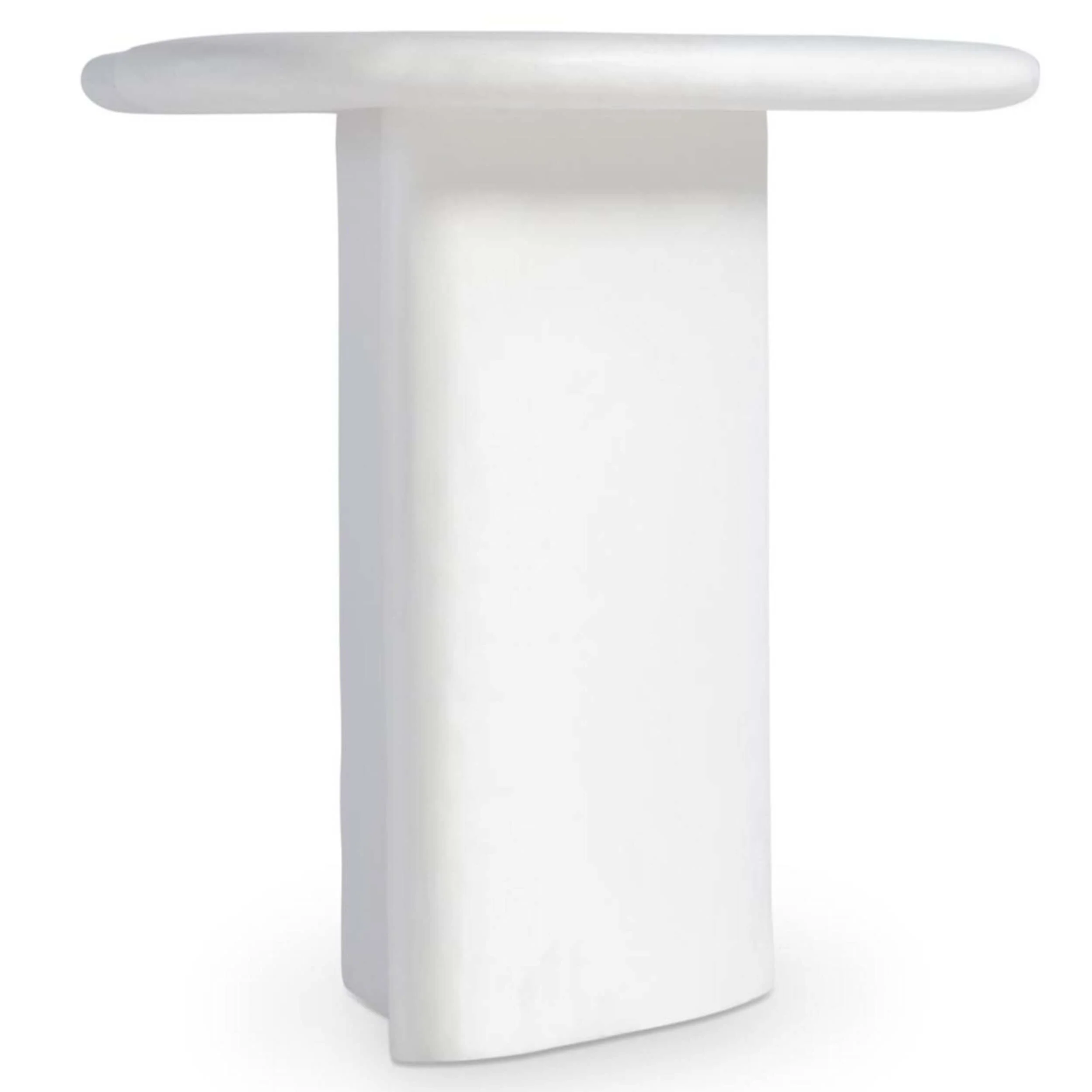 Fresco Outdoor Accent Table, Chalky White - Image 3