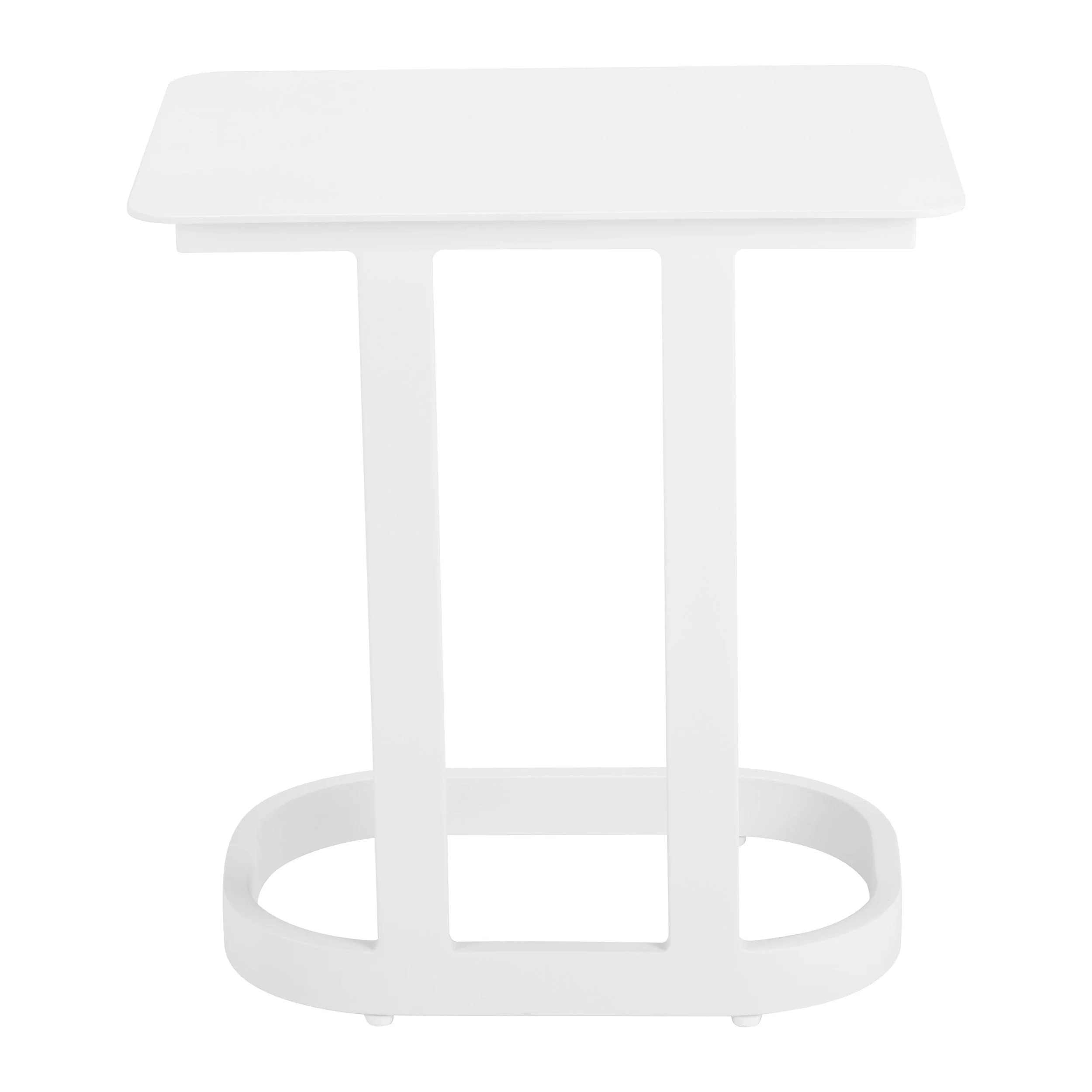 Friss End Table, White - Image 4