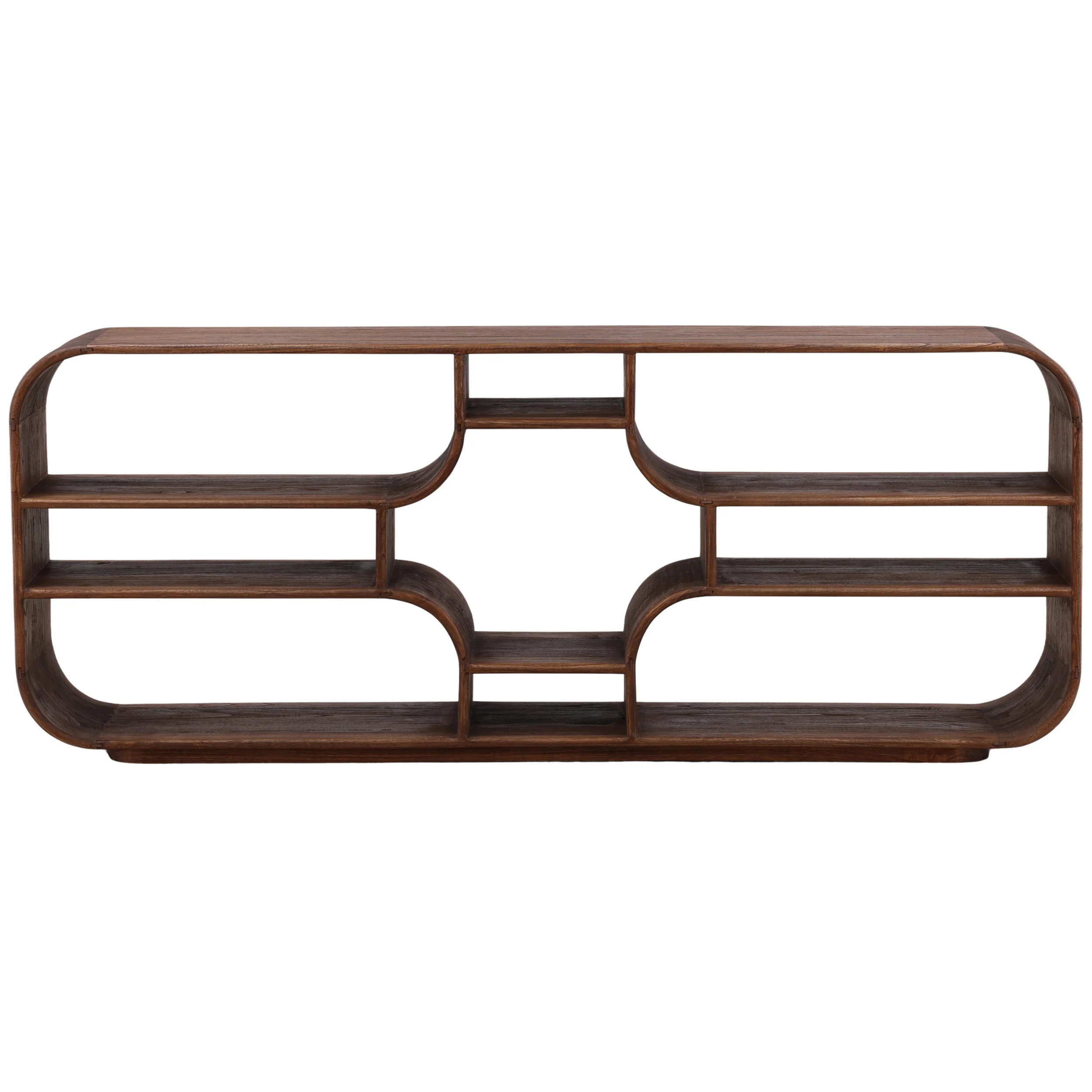 Gaetan Horizontal Bookcase, Brown - Image 2