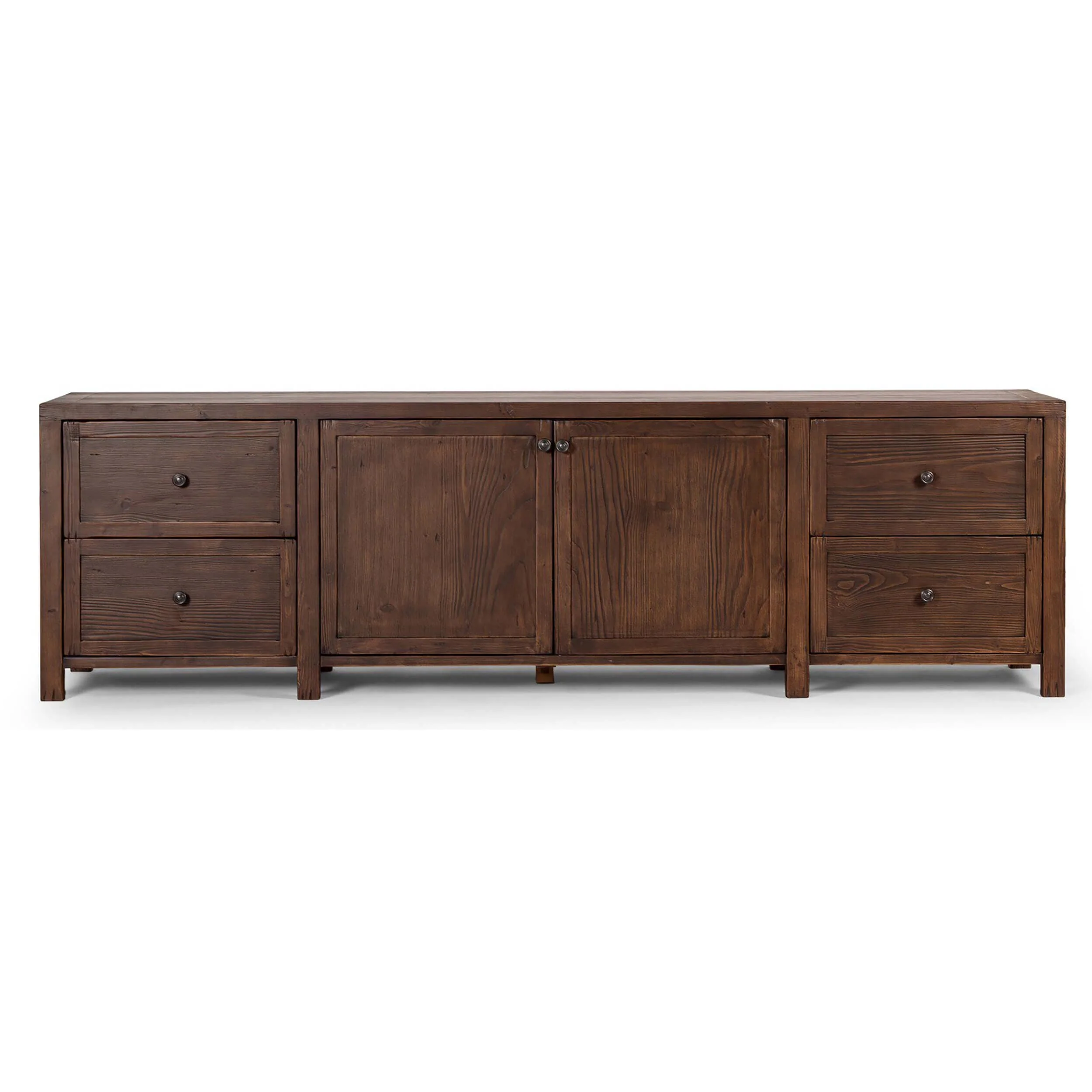 Gaines Media Console, Aged Pine - Image 2