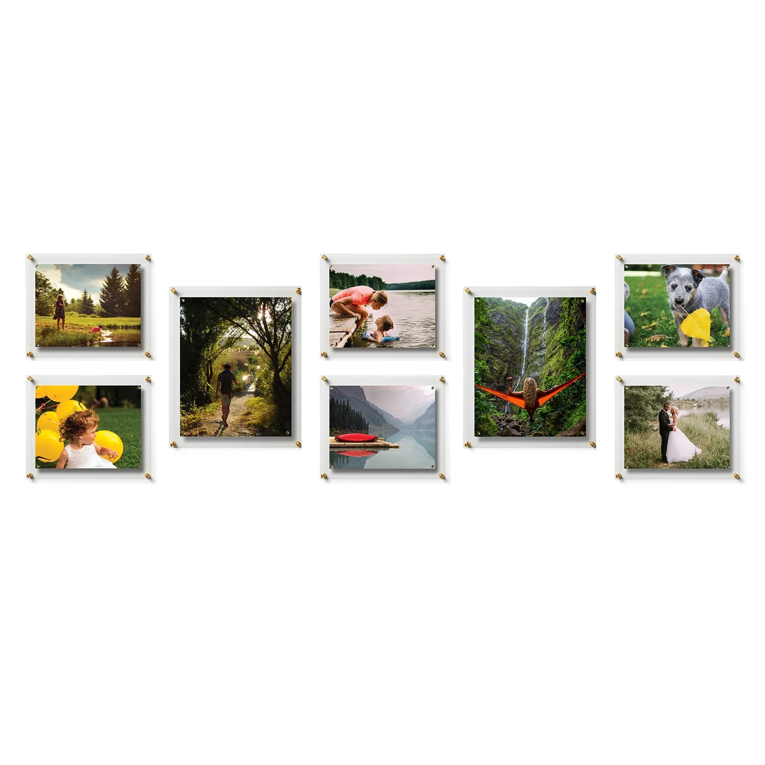 Gallery: "Hall Wall" Set of 8 Single Panel + Magnet Frames (3004)