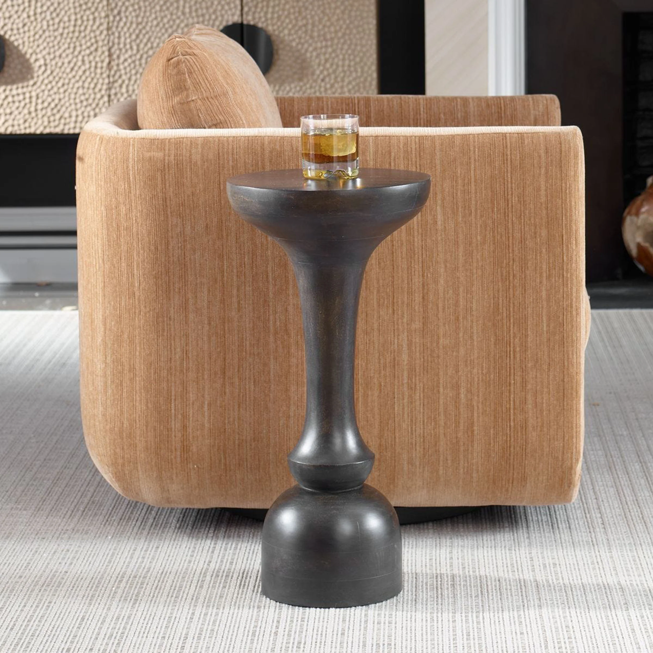 Gambit Accent Table, Black - Image 3